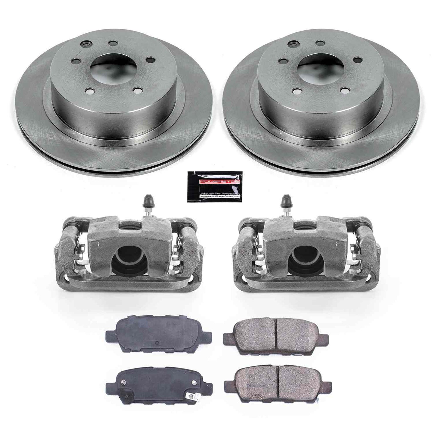 PowerStop Power Stop 14-17 Nissan Juke Rear Autospecialty Brake Kit w/Calipers KCOE7881
