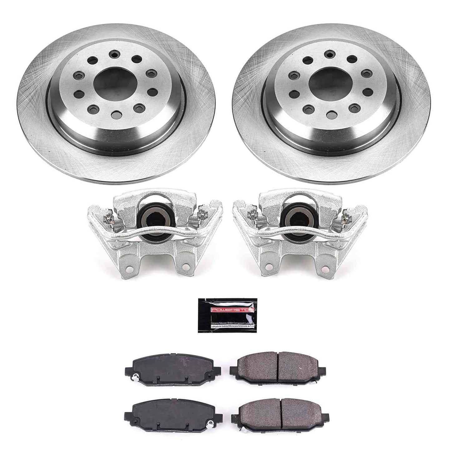 PowerStop Power Stop 18-19 Jeep Wrangler Rear Autospecialty Brake Kit w/Calipers KCOE7942