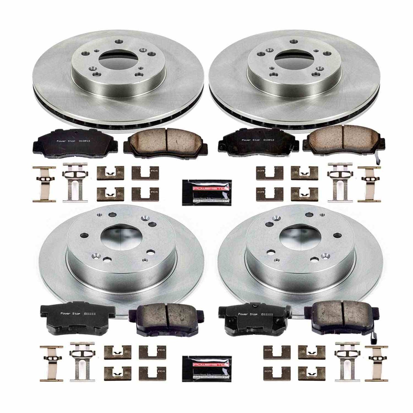 PowerStop Power Stop 98-02 Honda Accord Front & Rear Autospecialty Brake Kit KOE1042