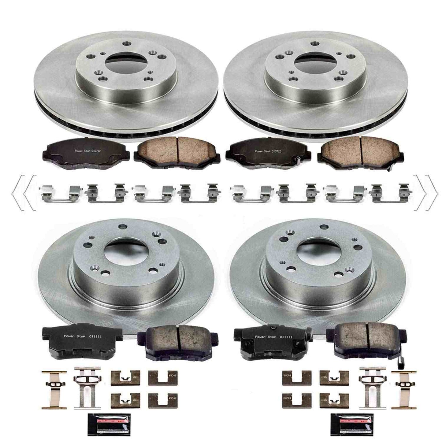 PowerStop Power Stop 03-07 Honda Accord Front & Rear Autospecialty Brake Kit KOE1047