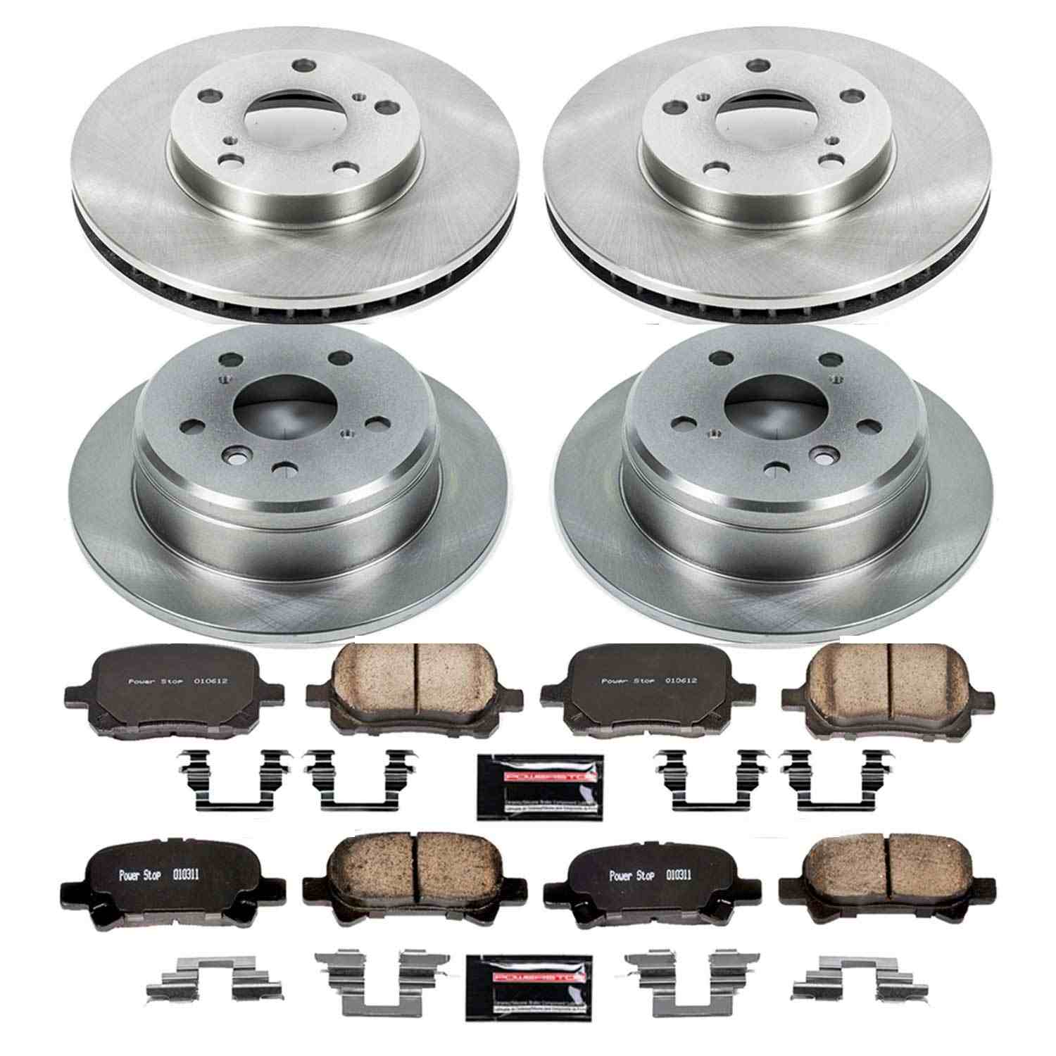 PowerStop Power Stop 00-01 Toyota Camry Front & Rear Autospecialty Brake Kit KOE1060
