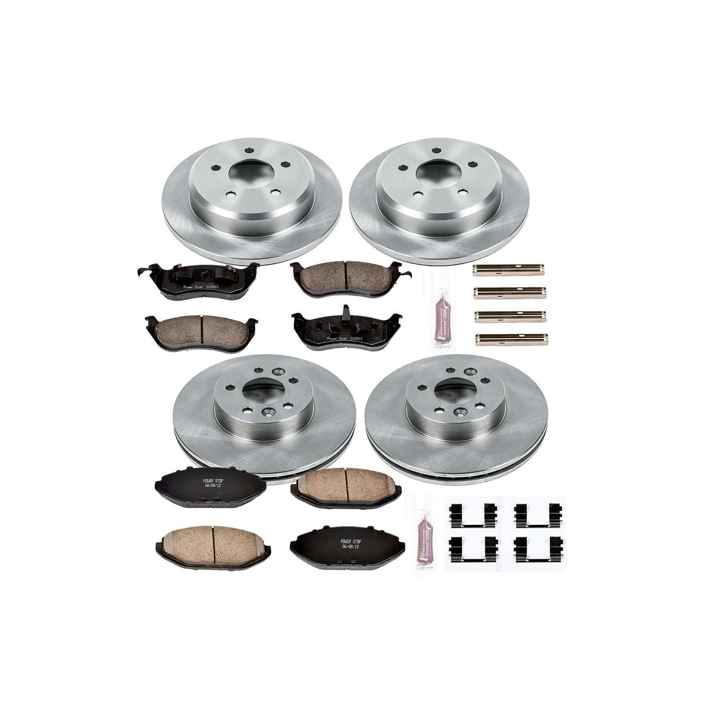 PowerStop Power Stop 98-02 Ford Crown Victoria Front & Rear Autospecialty Brake Kit KOE1336