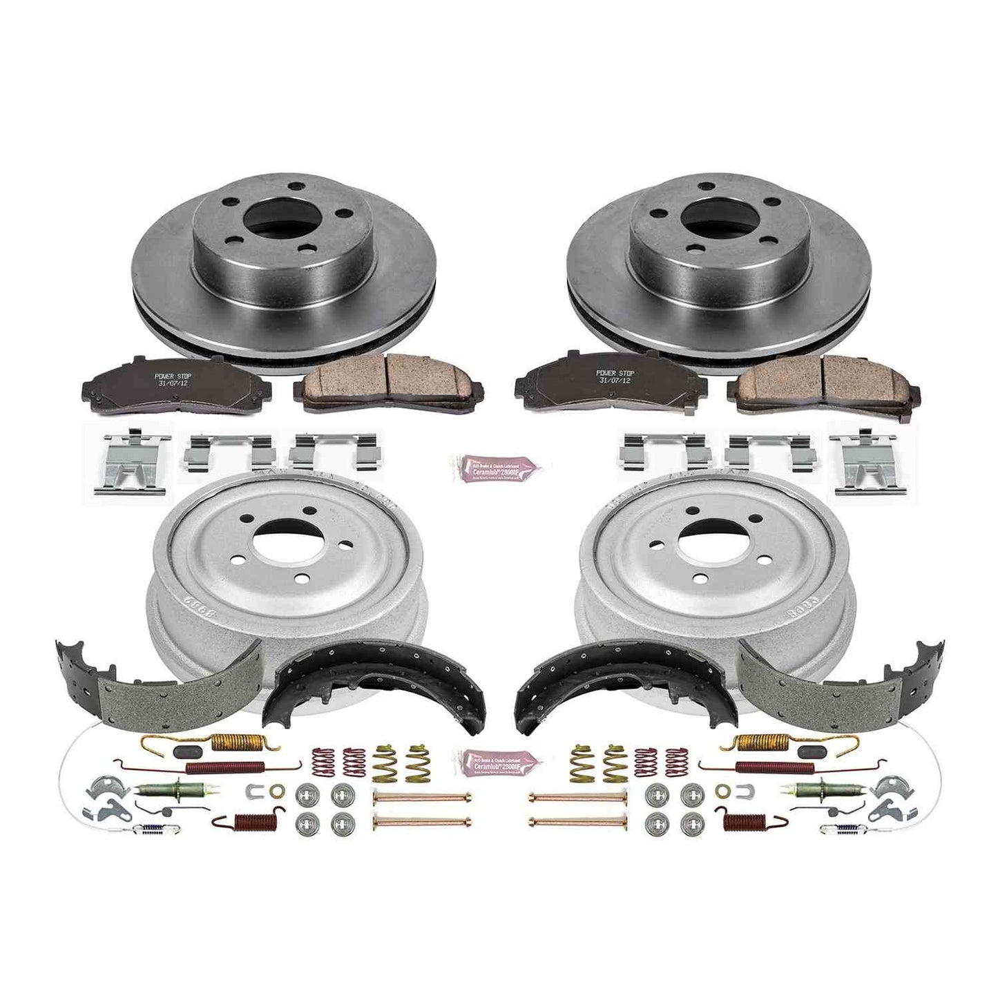 PowerStop Power Stop 98-02 Ford Ranger 4WD Front & Rear Autospecialty Brake Kit KOE15004DK