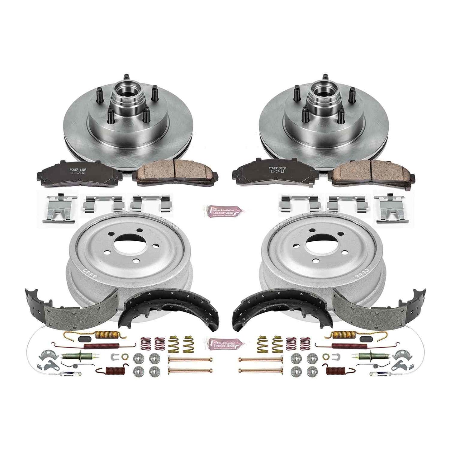 PowerStop Power Stop 98-02 Ford Ranger RWD Front & Rear Autospecialty Brake Kit KOE15007DK