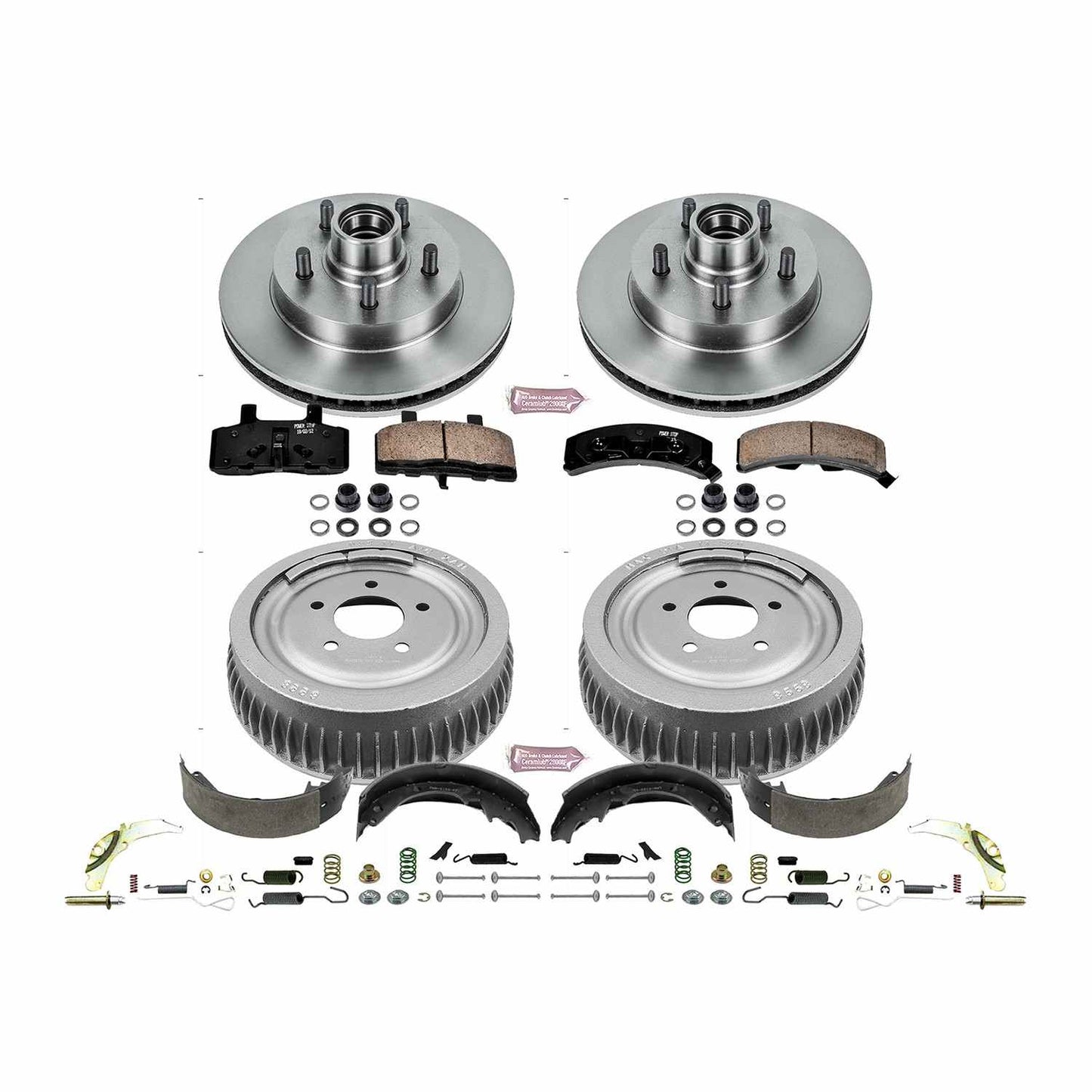 PowerStop Power Stop 96-02 Chevrolet Express Van 1500 Front & Rear Autospecialty Brake Kit KOE15036DK