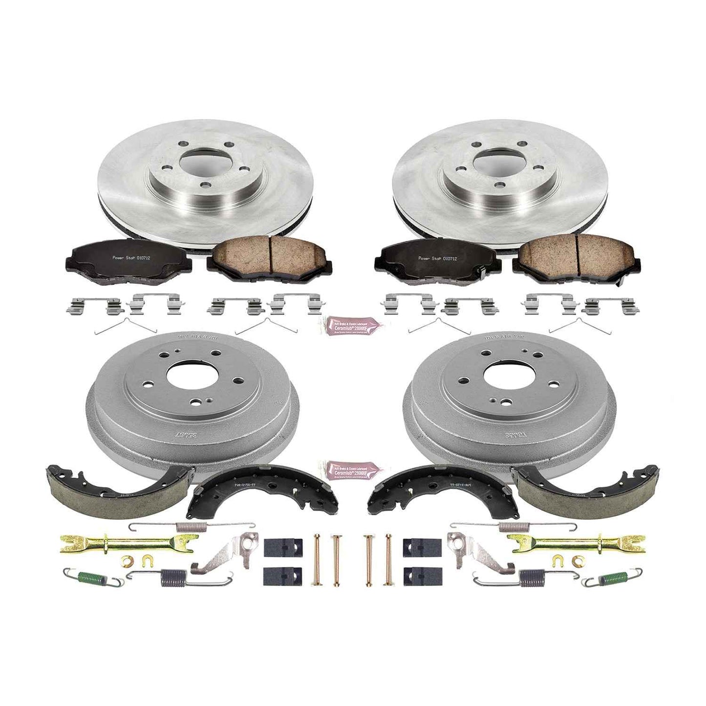 PowerStop Power Stop 03-07 Honda Accord Coupe Front & Rear Autospecialty Brake Kit KOE15107DK
