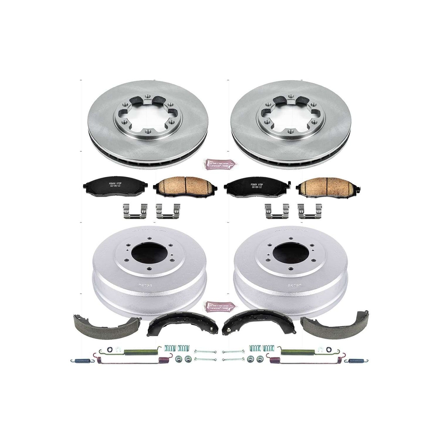 PowerStop Power Stop 00-04 Nissan Exterra Front & Rear Autospecialty Brake Kit KOE15118DK