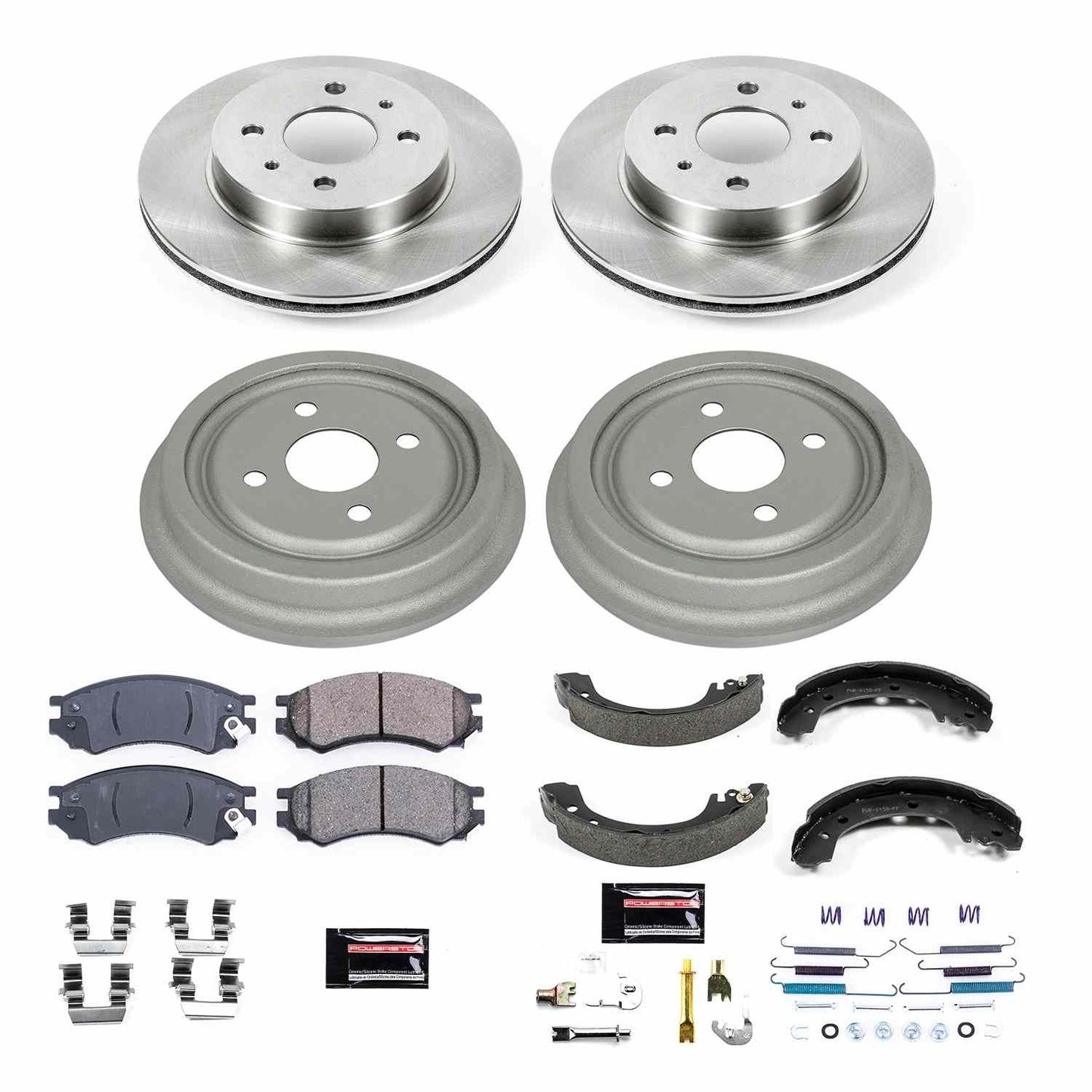 PowerStop Power Stop 91-02 Saturn S-Series Front & Rear Autospecialty Brake Kit KOE15126DK