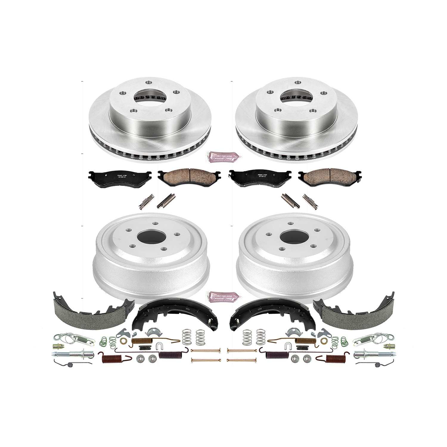 PowerStop Power Stop 00-01 Dodge Ram 1500 Front & Rear Autospecialty Brake Kit KOE15165DK