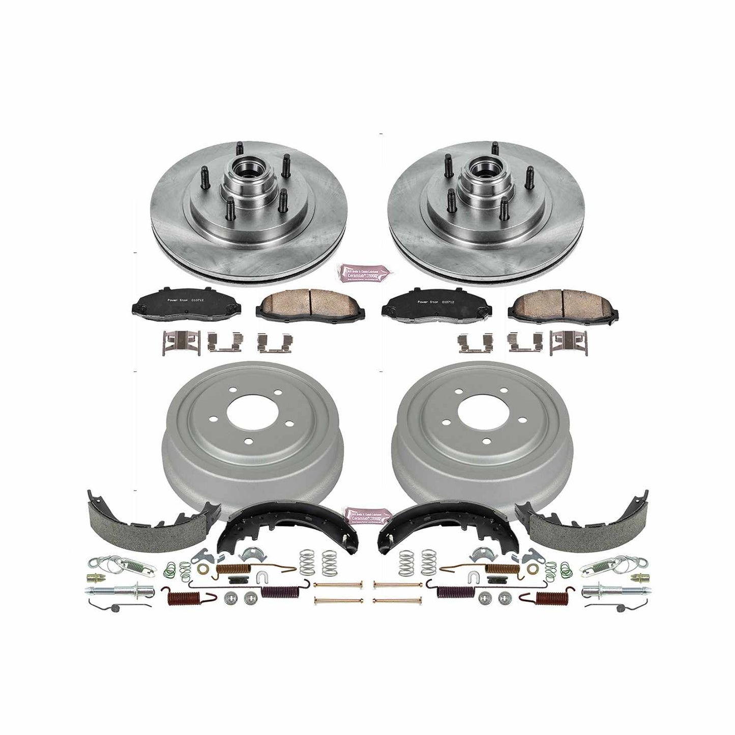 PowerStop Power Stop 97-00 Ford F-150 2WD Front & Rear Autospecialty Brake Kit KOE15175DK