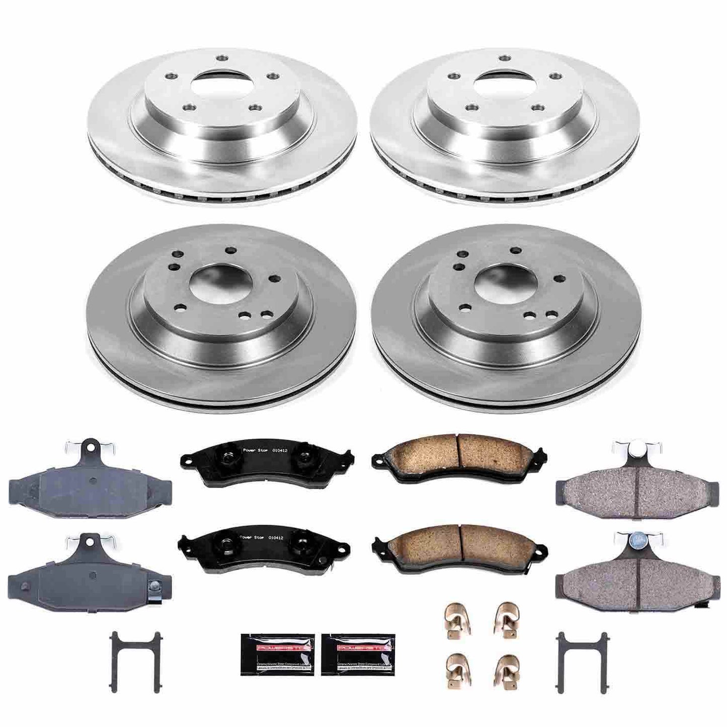 PowerStop Power Stop 88-95 Chevrolet Corvette Front & Rear Autospecialty Brake Kit KOE1518