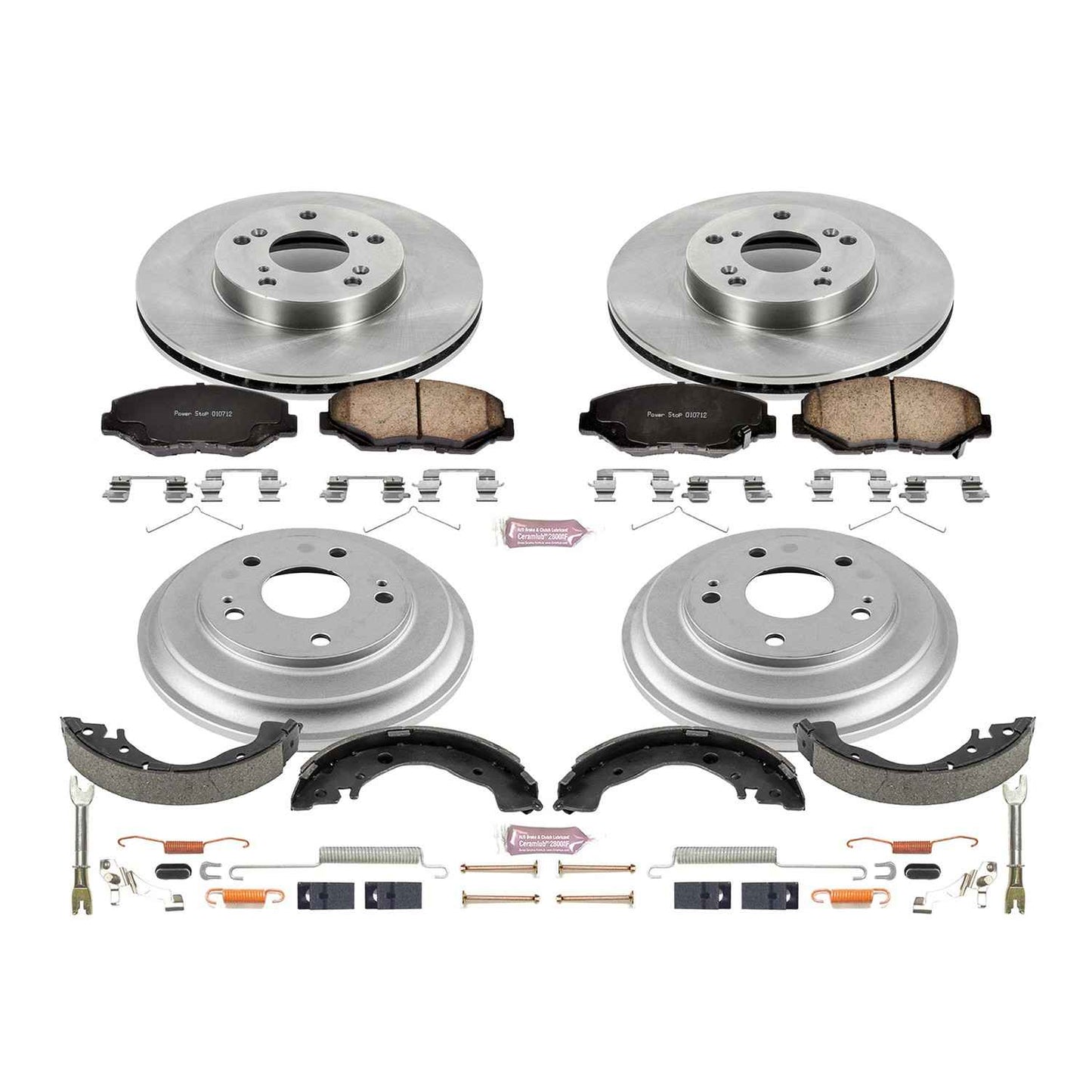 PowerStop Power Stop 13-15 Honda Civic Coupe Front & Rear Autospecialty Brake Kit KOE15243DK