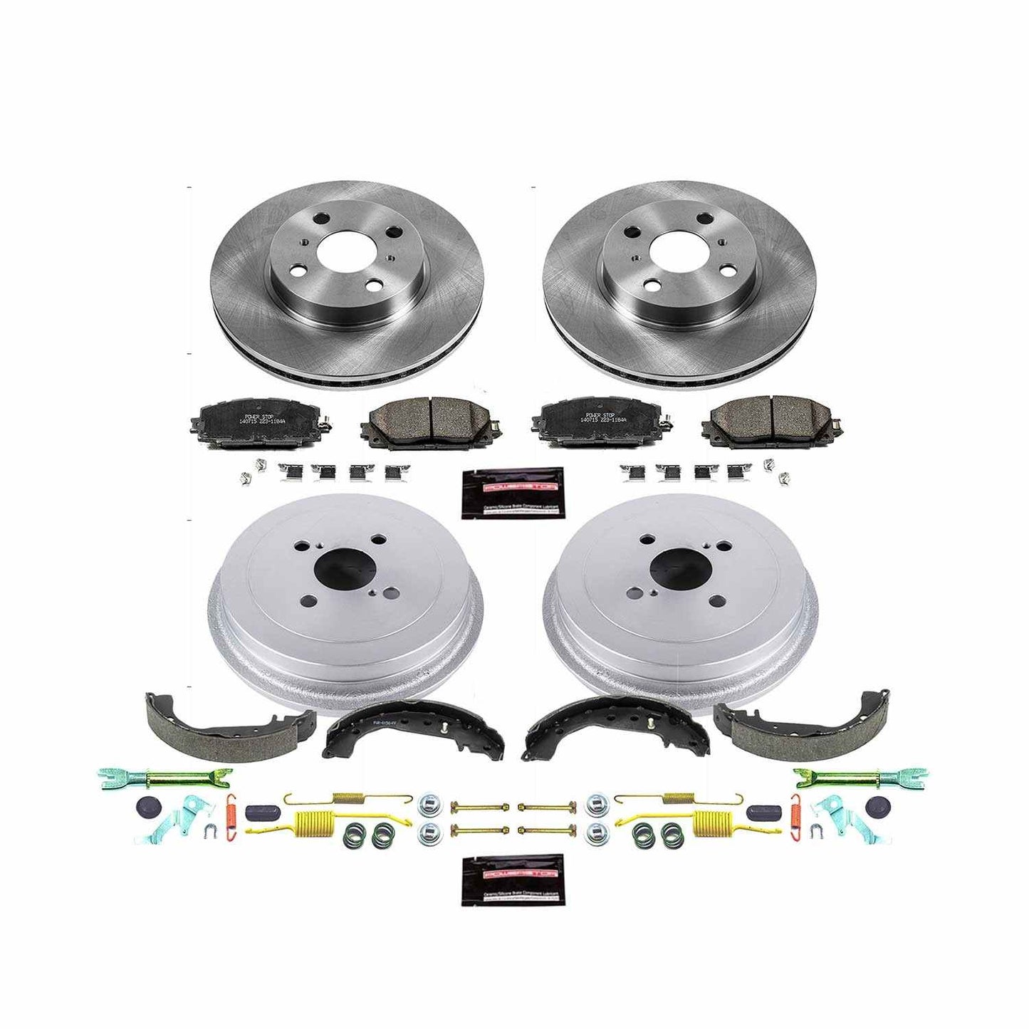 PowerStop Power Stop 07-15 Toyota Yaris Front & Rear Autospecialty Brake Kit KOE15249DK