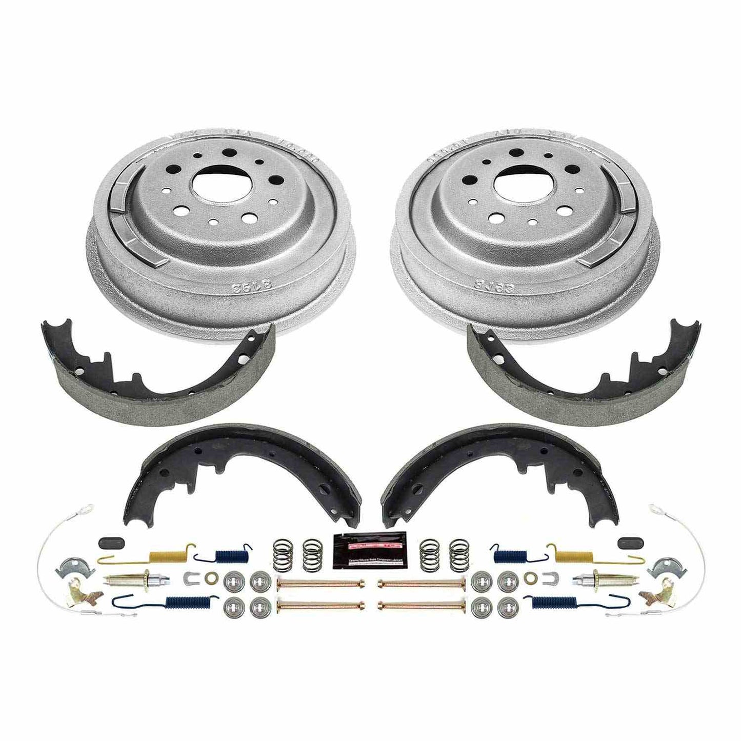 PowerStop Power Stop 62-68 Ford Fairlane Rear Autospecialty Drum Kit KOE15268DK