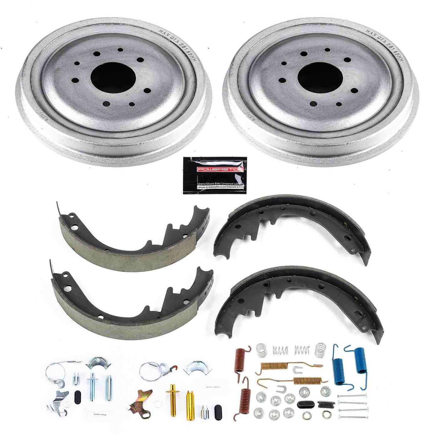 PowerStop Power Stop 53-58 Chevrolet Bel Air Rear Autospecialty Drum Kit KOE15301DK
