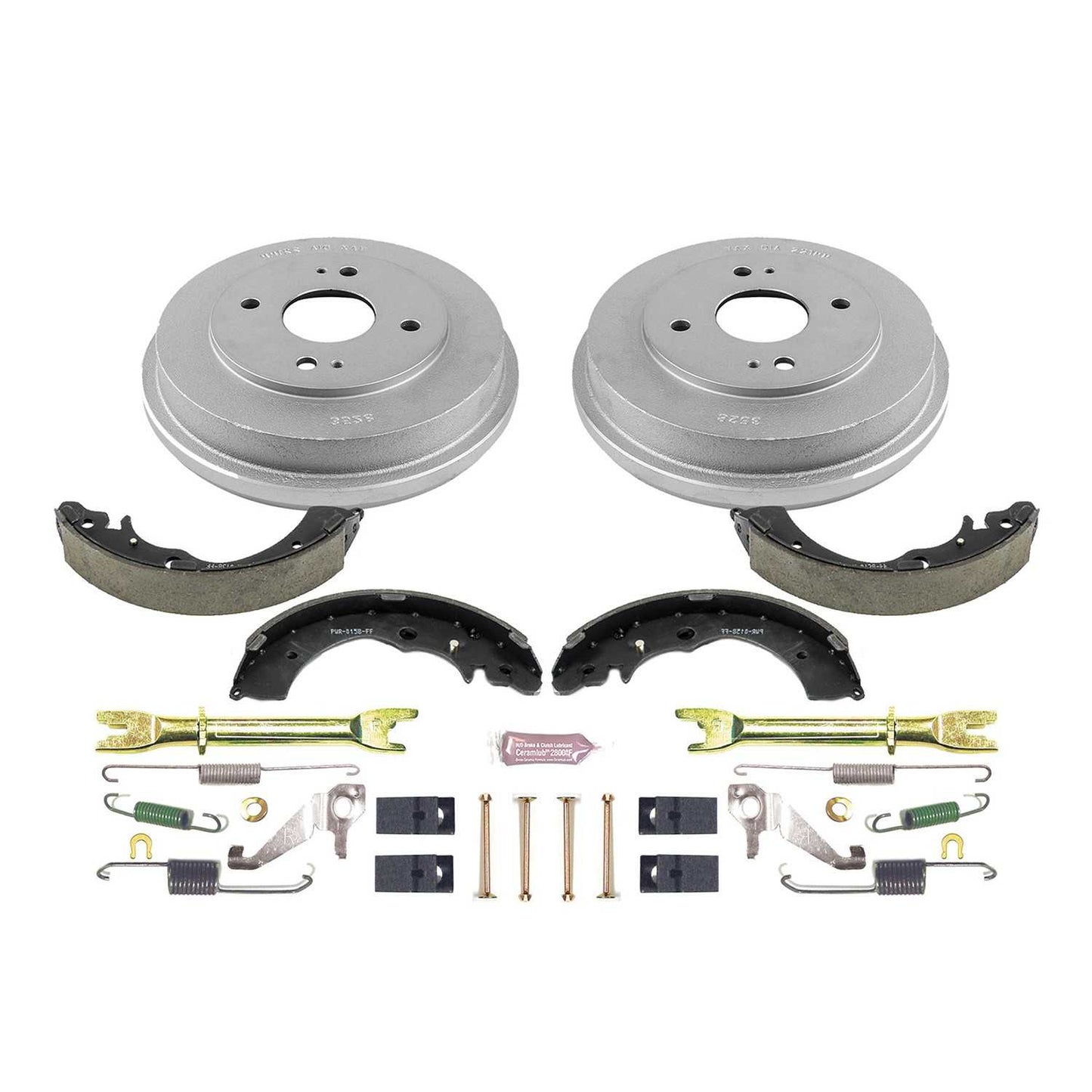 PowerStop Power Stop 90-02 Honda Accord Coupe Rear Autospecialty Drum Kit KOE15317DK