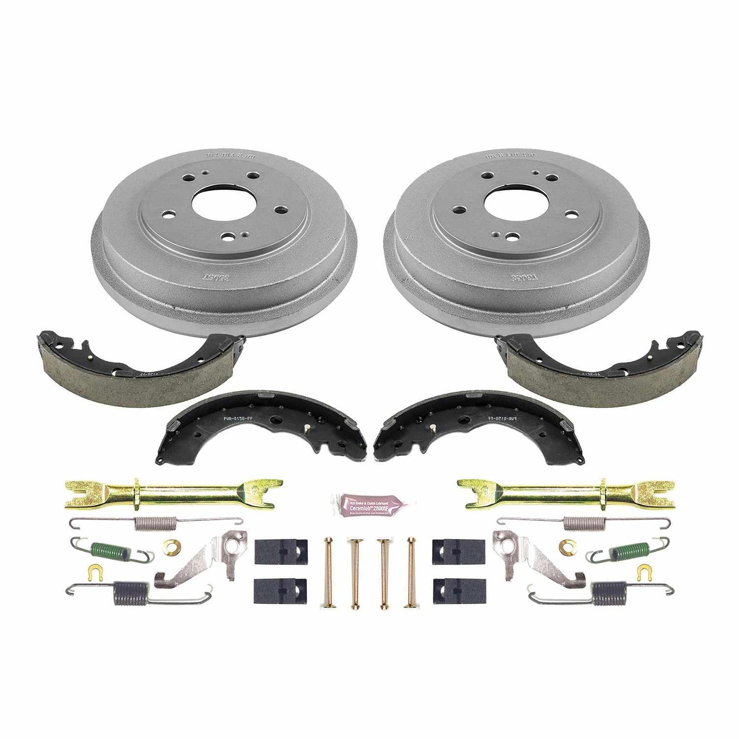 PowerStop Power Stop 03-07 Honda Accord Coupe Rear Autospecialty Drum Kit KOE15318DK