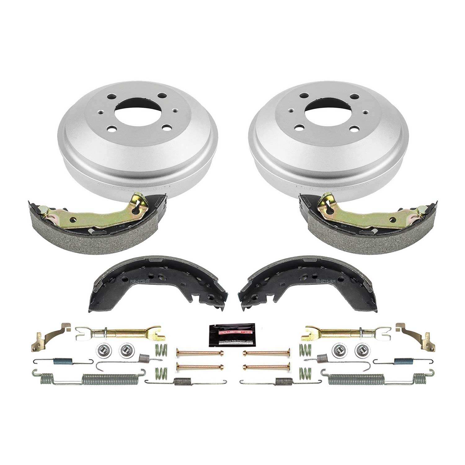 PowerStop Power Stop 00-02 Hyundai Accent Rear Autospecialty Drum Kit KOE15361DK