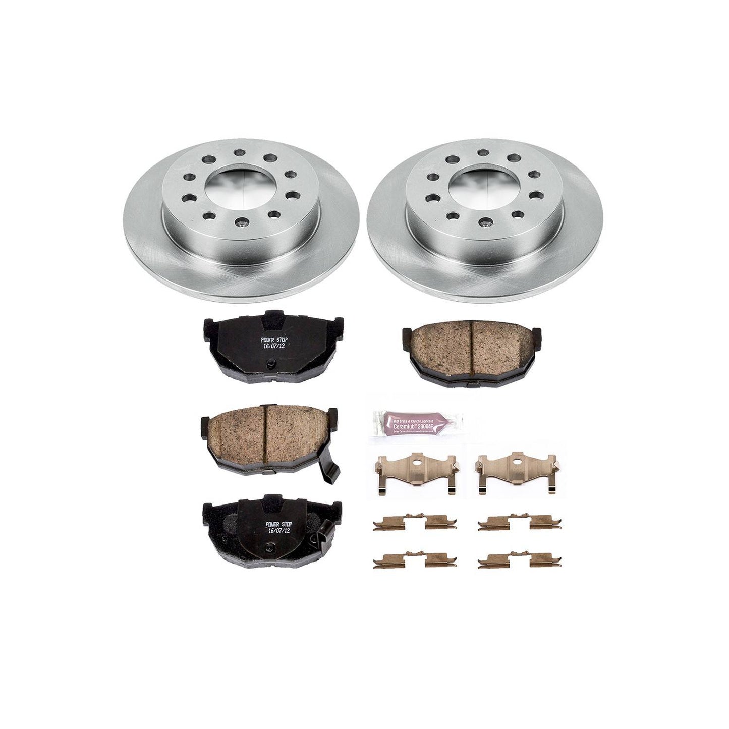 PowerStop Power Stop 03-08 Hyundai Tiburon Rear Autospecialty Brake Kit KOE170