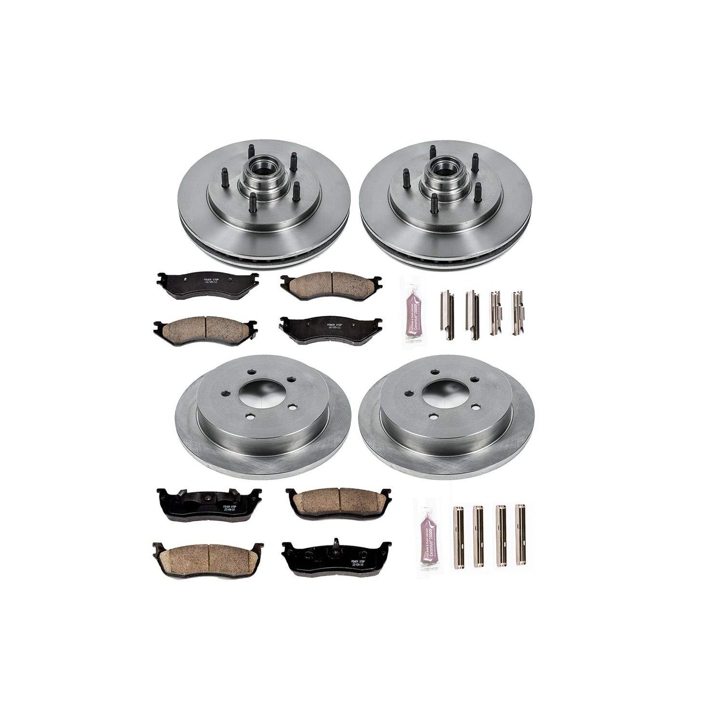 PowerStop Power Stop 99-00 Ford F-150 Front & Rear Autospecialty Brake Kit KOE1881
