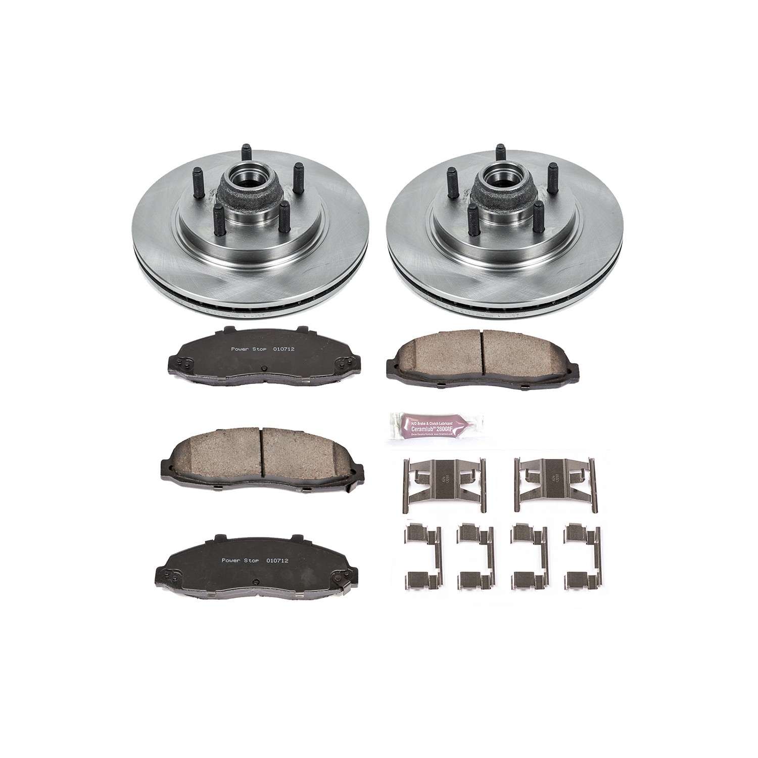 PowerStop Power Stop 00-03 Ford F-150 Front Autospecialty Brake Kit KOE1914