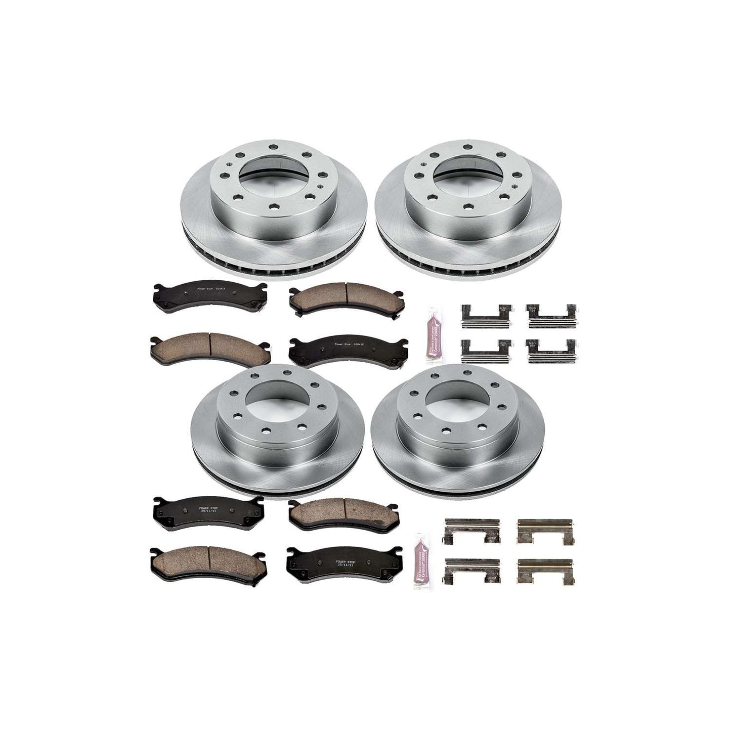 PowerStop Power Stop 01-03 Chevrolet Silverado 1500 HD Front & Rear Autospecialty Brake Kit KOE2023