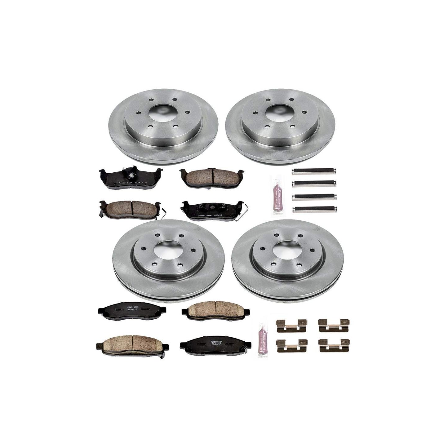 PowerStop Power Stop 05-07 Infiniti QX56 Front & Rear Autospecialty Brake Kit KOE212