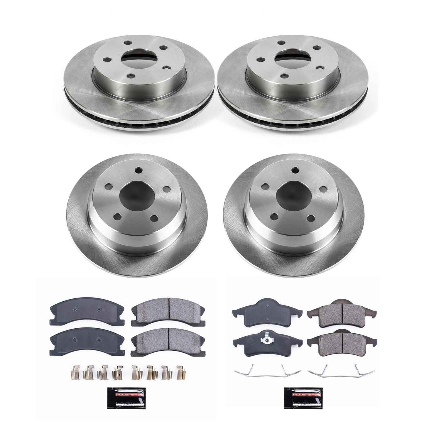 PowerStop Power Stop 99-04 Jeep Grand Cherokee Front & Rear Autospecialty Brake Kit KOE2150
