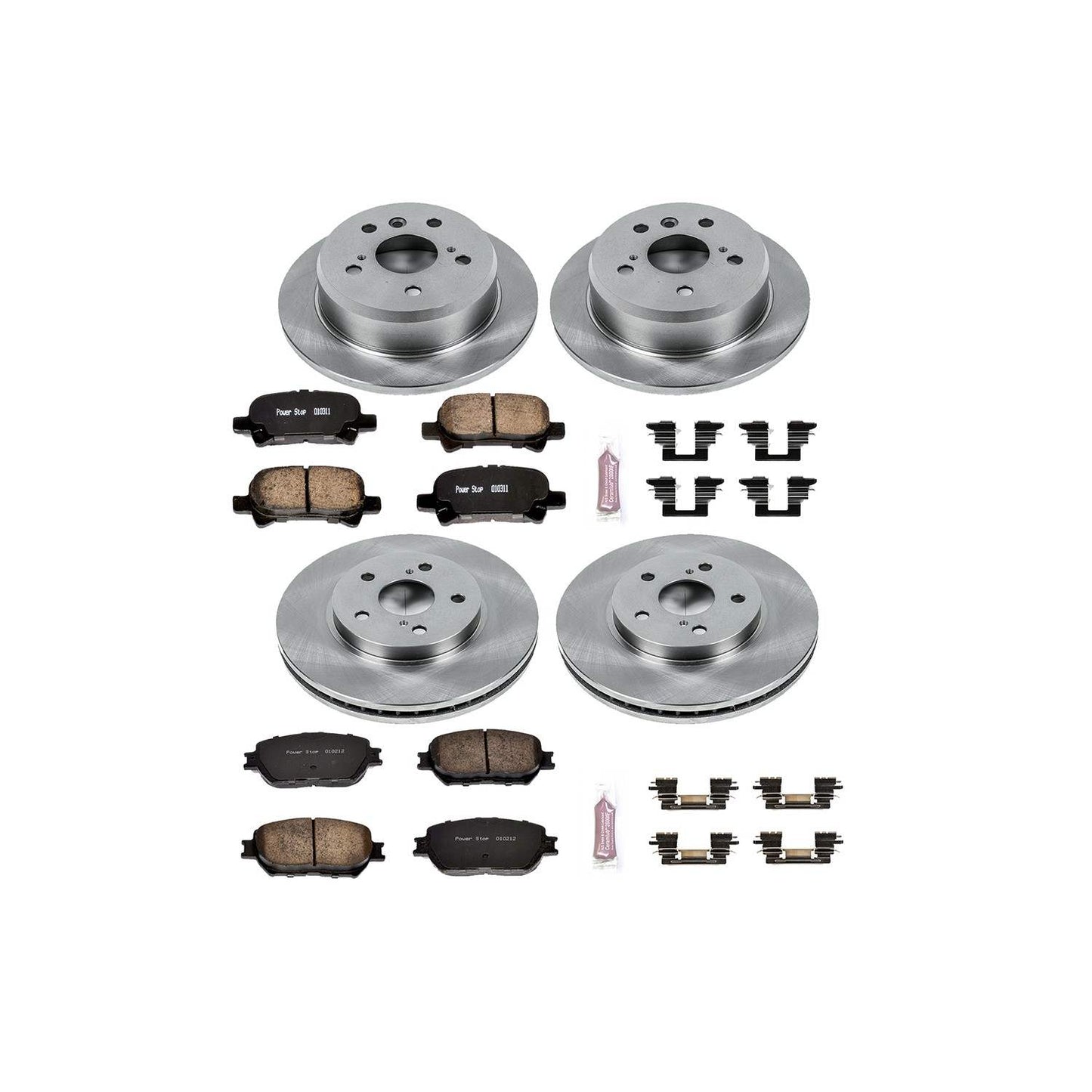 PowerStop Power Stop 2002 Toyota Camry Front & Rear Autospecialty Brake Kit KOE2415