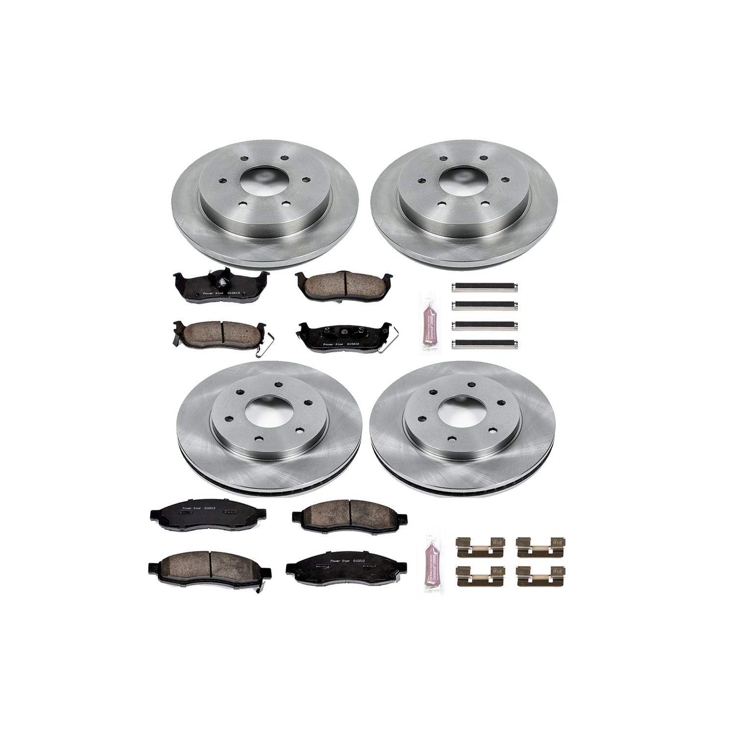 PowerStop Power Stop 04-05 Infiniti QX56 Front & Rear Autospecialty Brake Kit KOE2443
