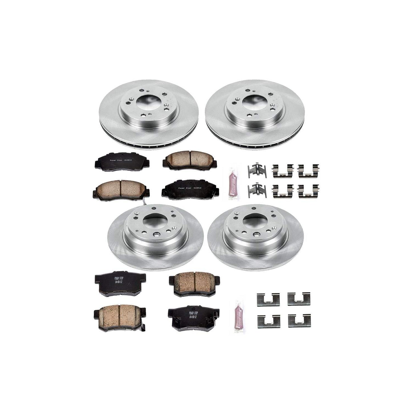 PowerStop Power Stop 91-95 Acura Legend Front & Rear Autospecialty Brake Kit KOE2717