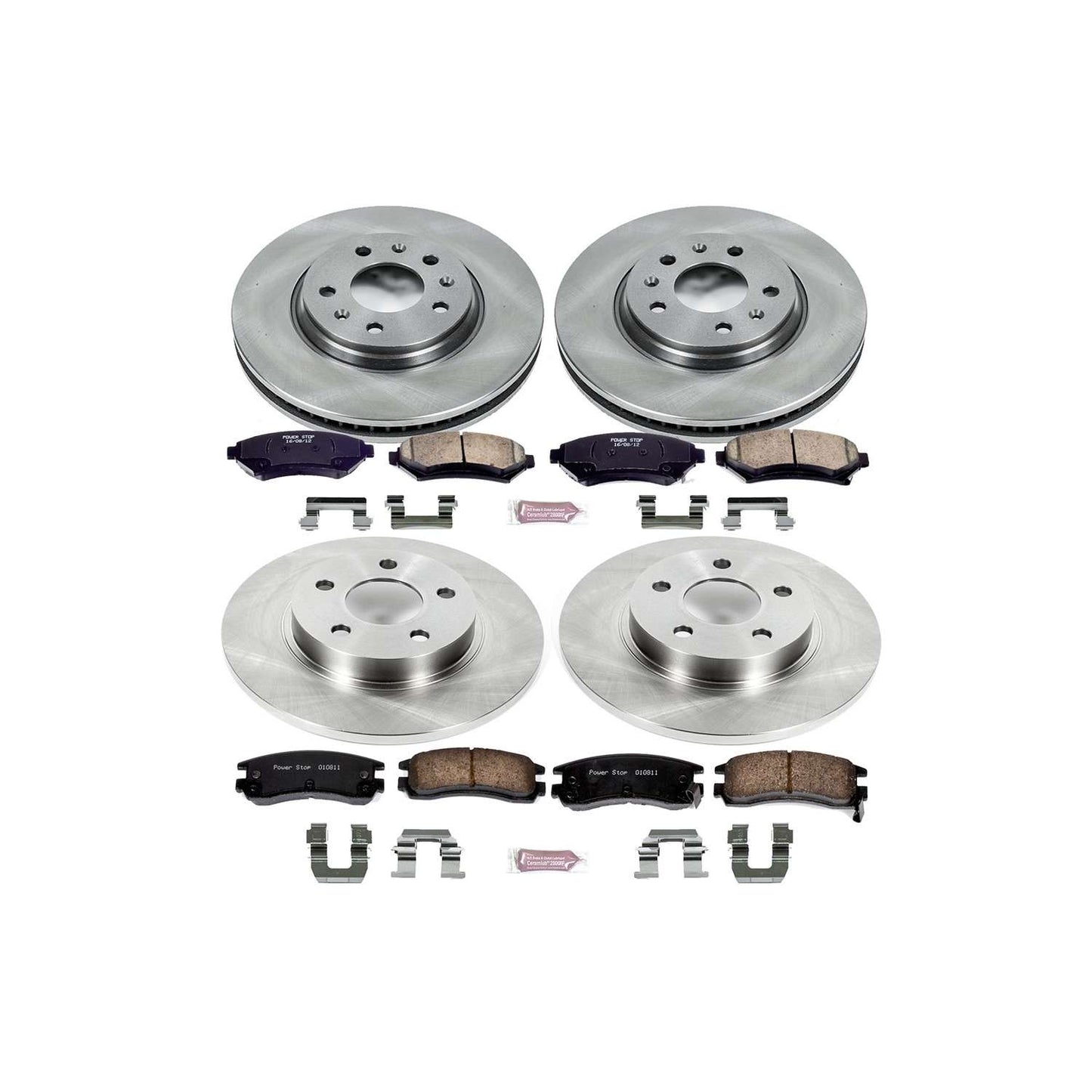 PowerStop Power Stop 2004 Cadillac Seville Front & Rear Autospecialty Brake Kit KOE2733