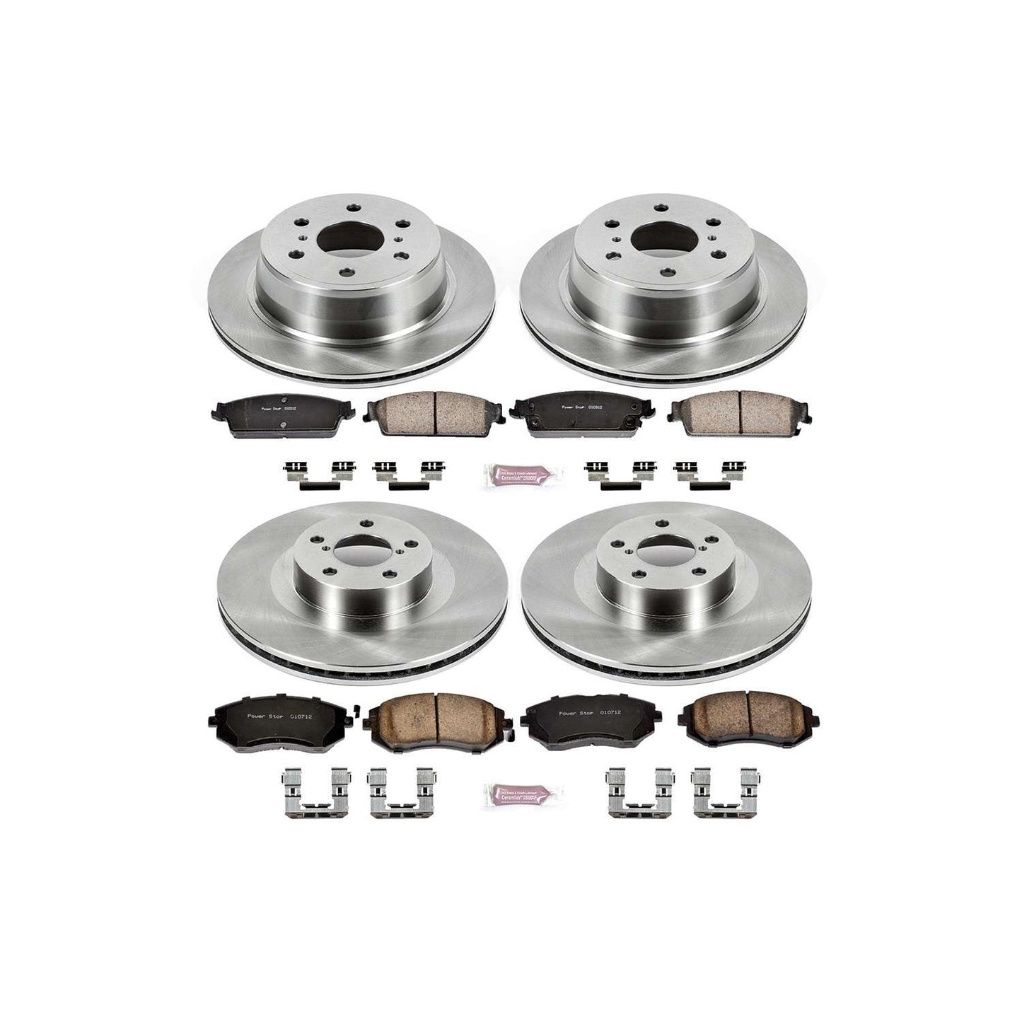 PowerStop Power Stop 03-06 Subaru Baja Front & Rear Autospecialty Brake Kit KOE2751