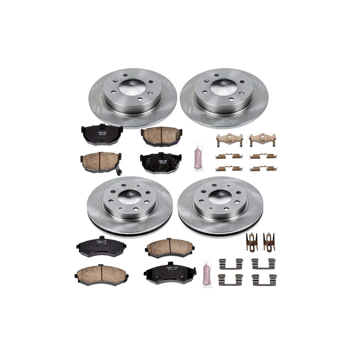 PowerStop Power Stop 02-05 Hyundai Elantra Front & Rear Autospecialty Brake Kit KOE2779
