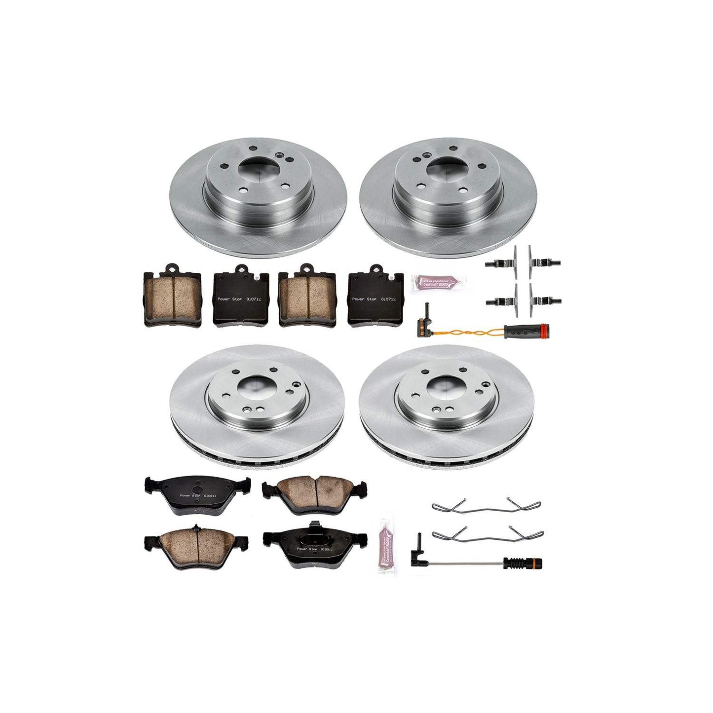 PowerStop Power Stop 00-02 Mercedes-Benz CLK320 Front & Rear Autospecialty Brake Kit KOE2786
