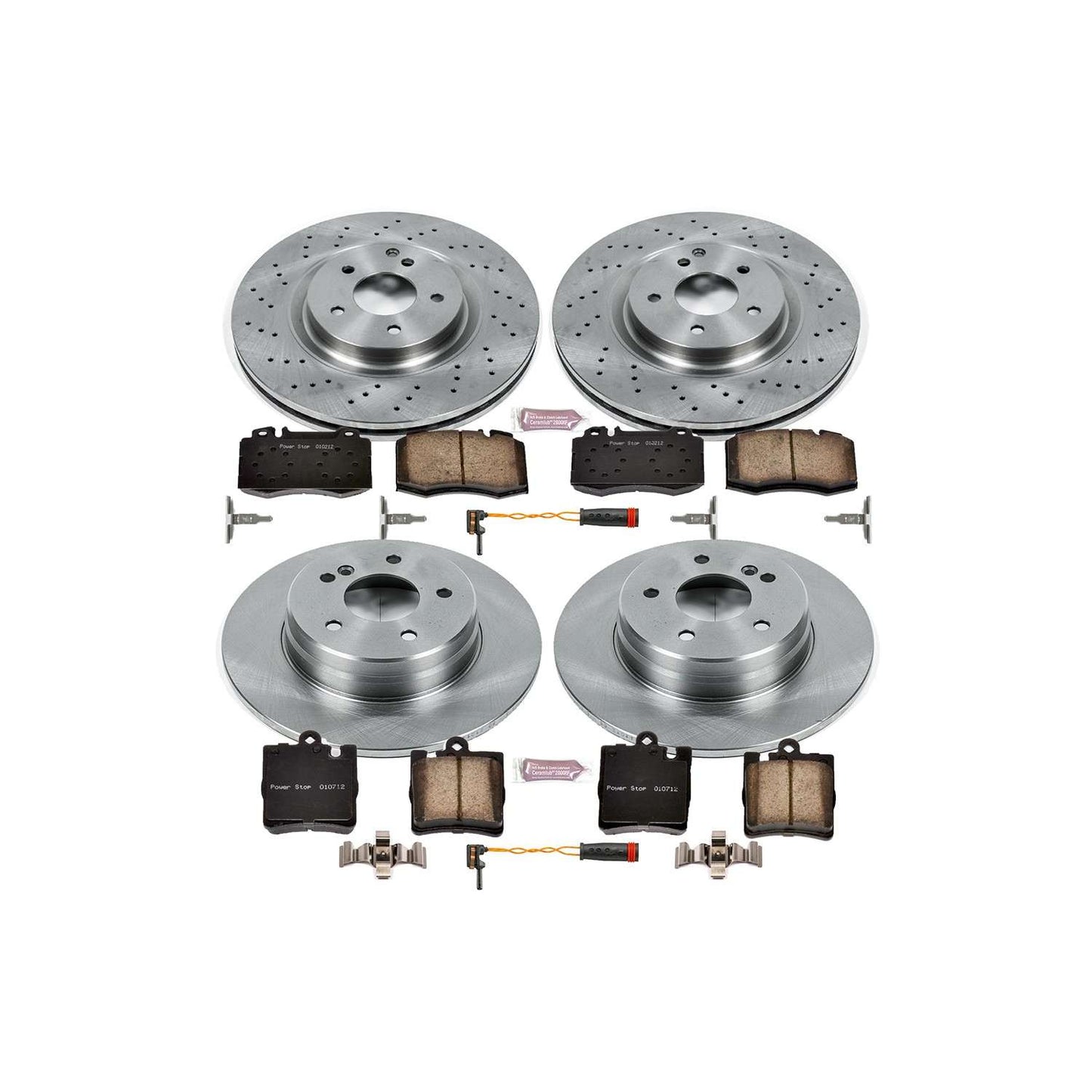 PowerStop Power Stop 2004 Mercedes-Benz C230 Front & Rear Autospecialty Brake Kit KOE2791