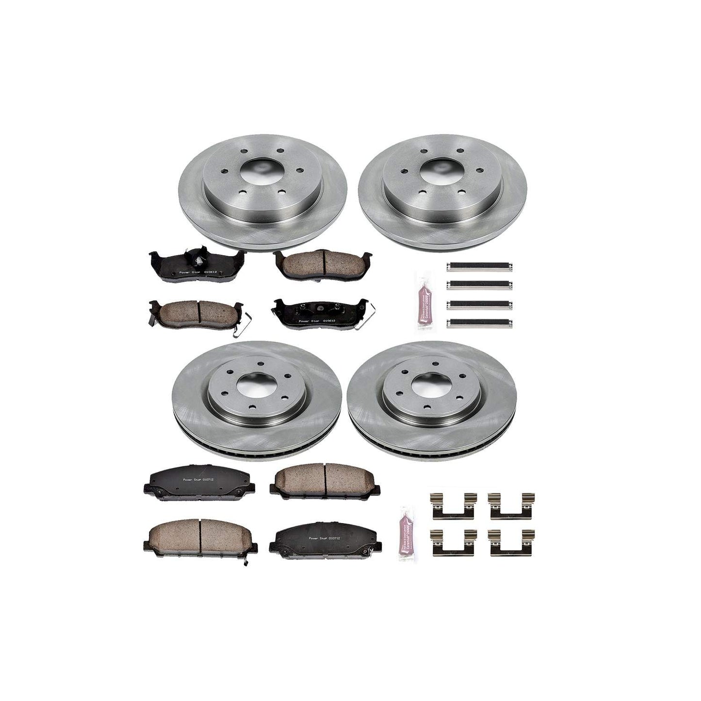 PowerStop Power Stop 06-07 Infiniti QX56 Front & Rear Autospecialty Brake Kit KOE2804