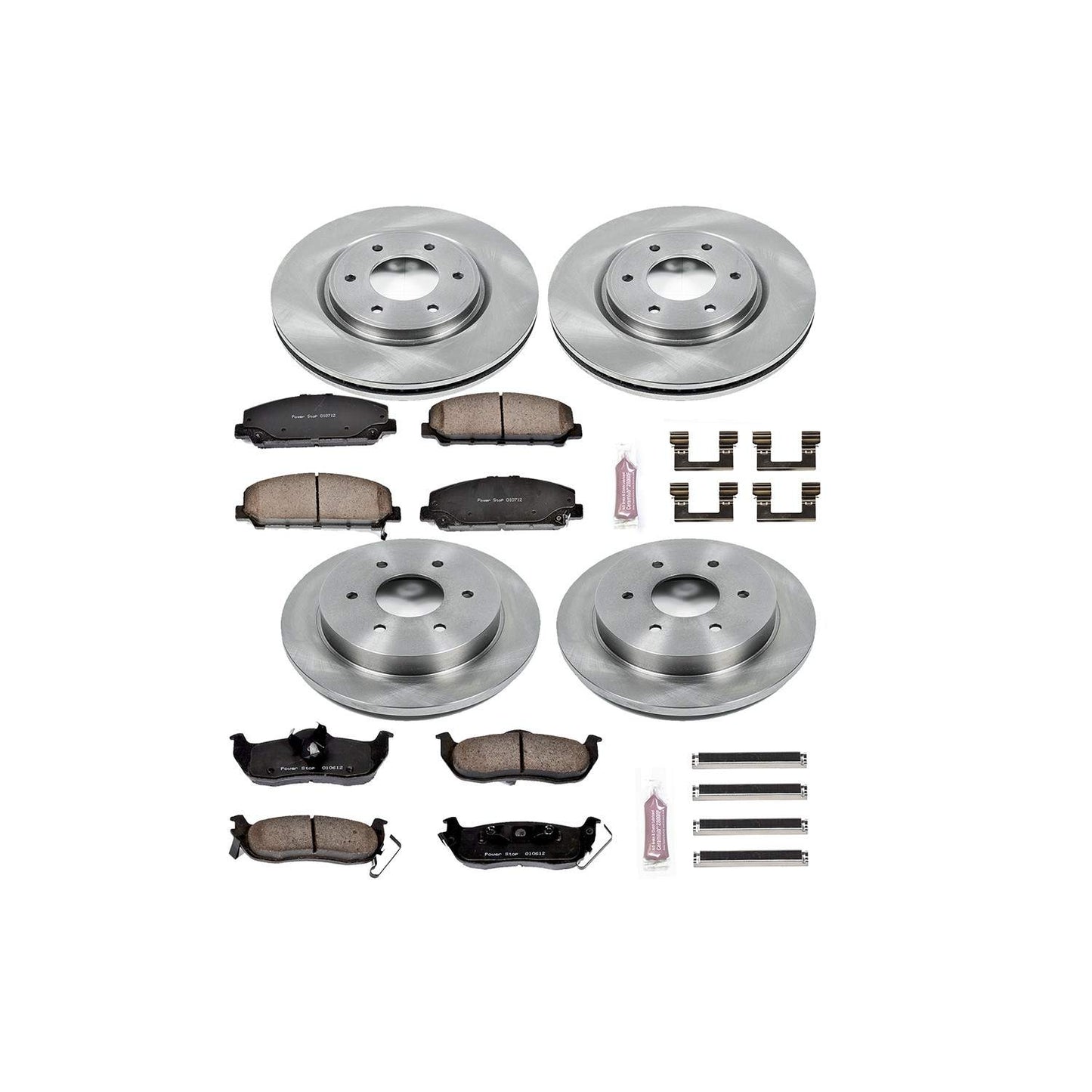 PowerStop Power Stop 08-10 Infiniti QX56 Front & Rear Autospecialty Brake Kit KOE2805