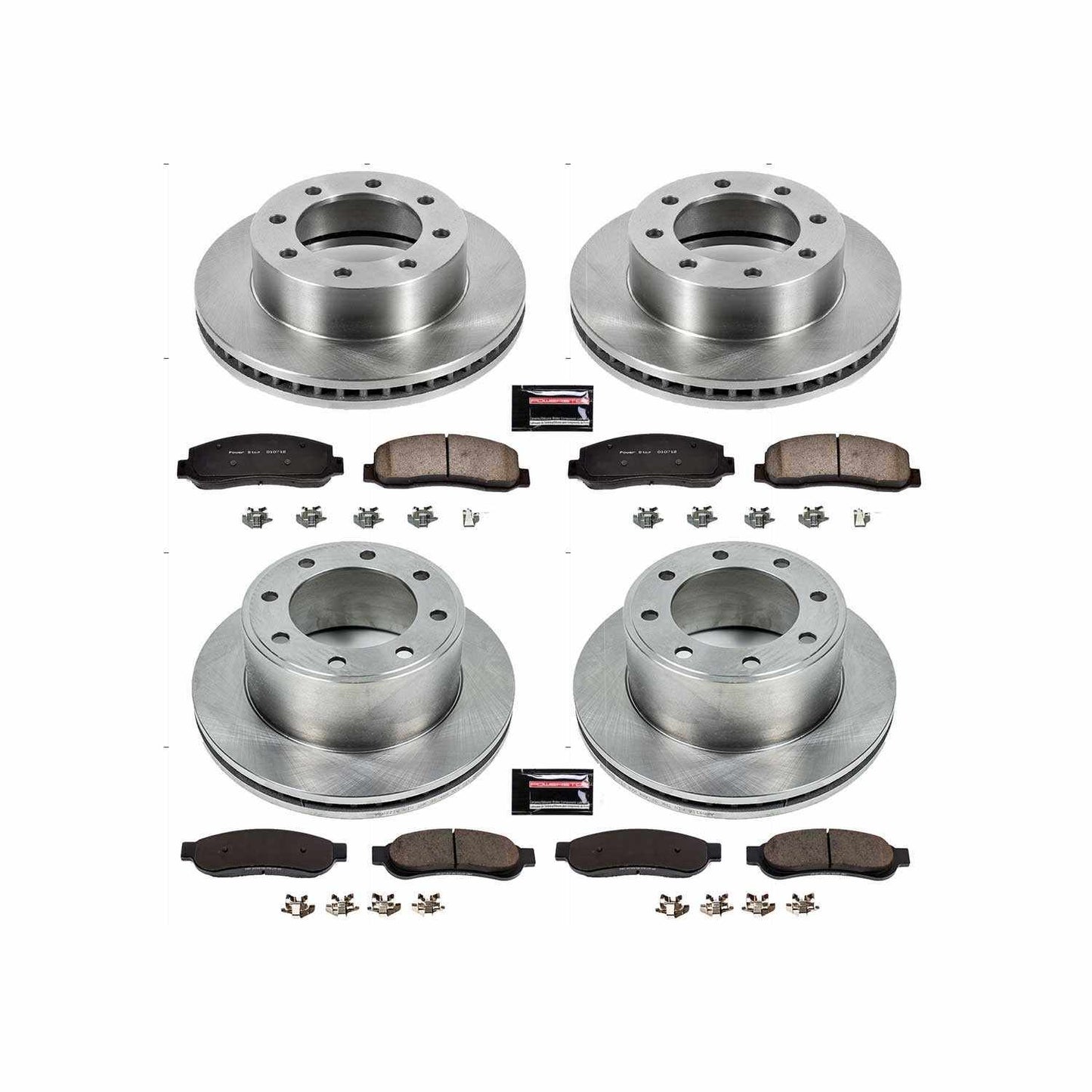PowerStop Power Stop 07-08 Ford F-250 Super Duty Front & Rear Autospecialty Brake Kit KOE2895
