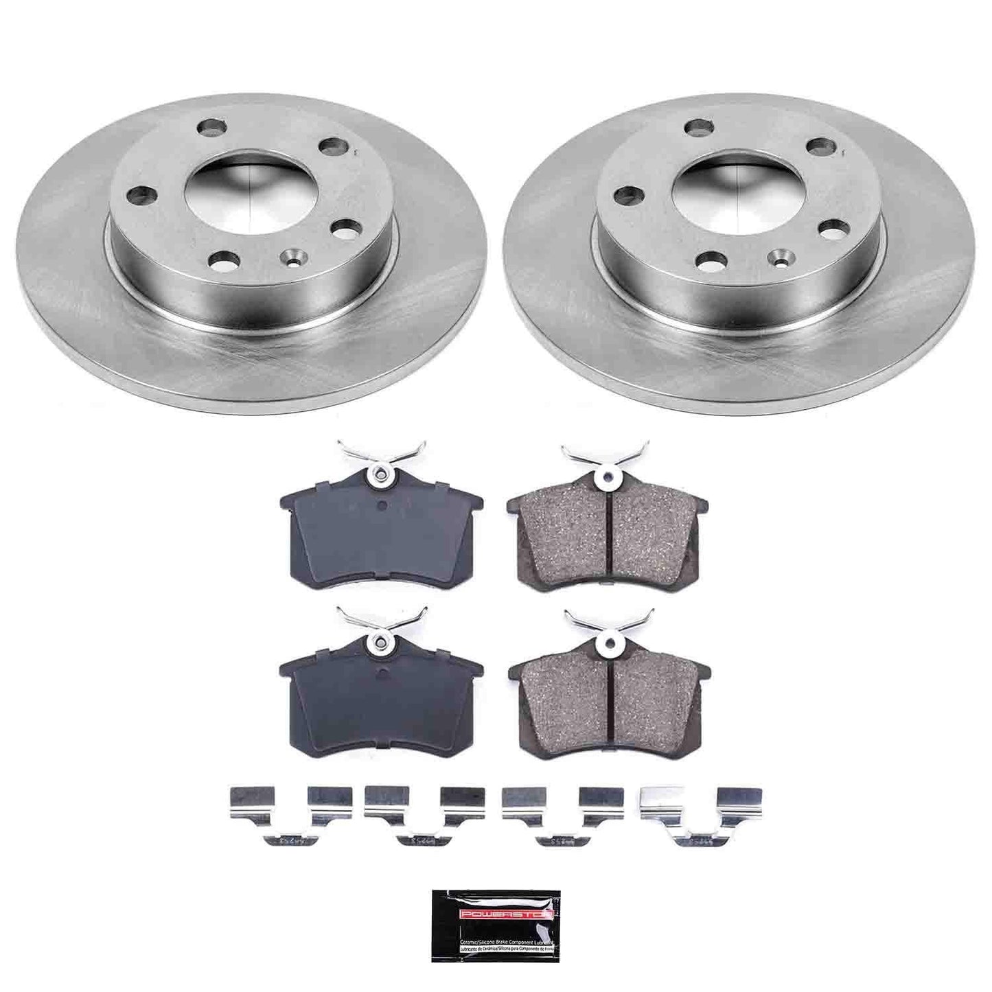 PowerStop Power Stop 02-06 Audi A4 Rear Autospecialty Brake Kit KOE3129