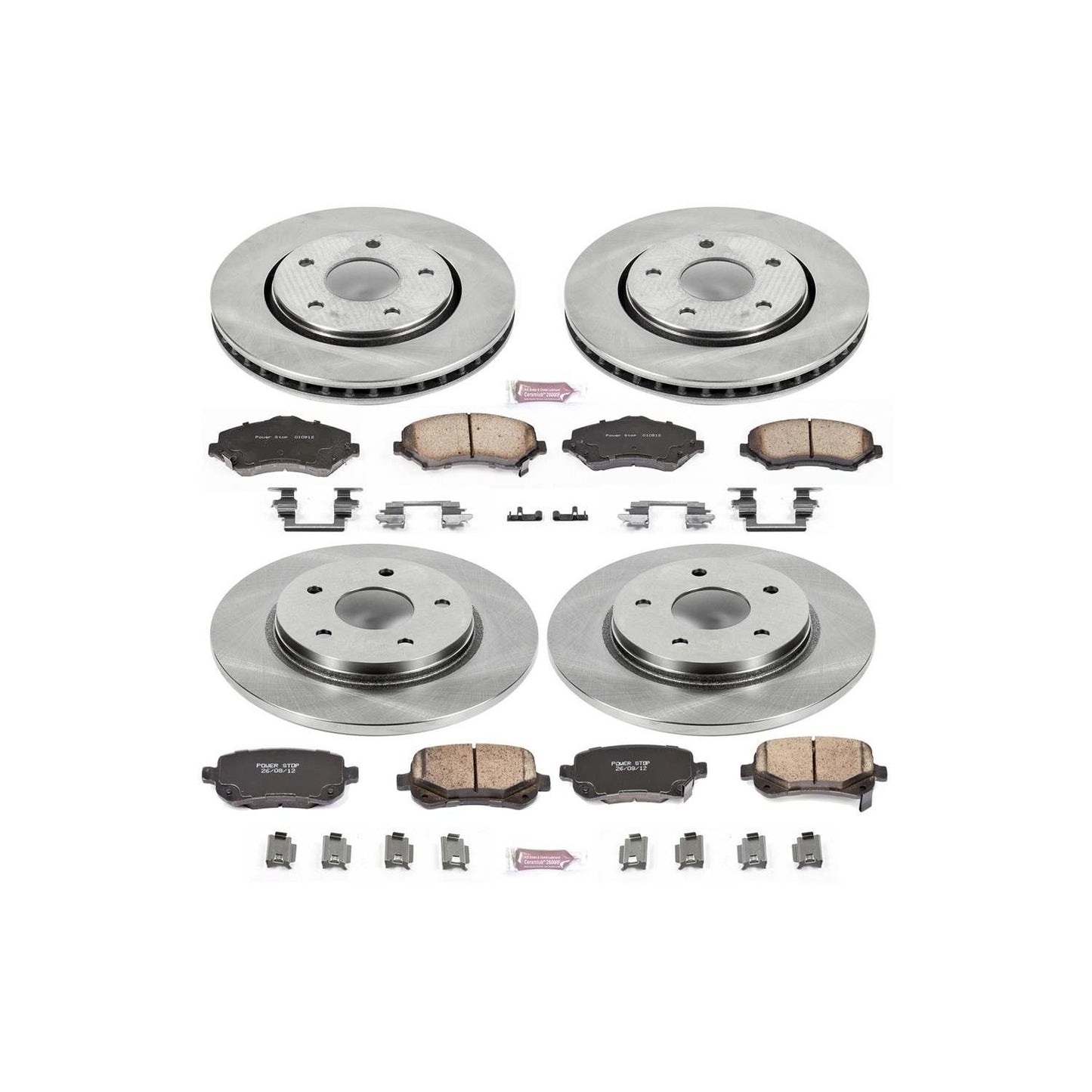 PowerStop Power Stop 08-12 Chrysler Town & Country Front & Rear Autospecialty Brake Kit KOE4015