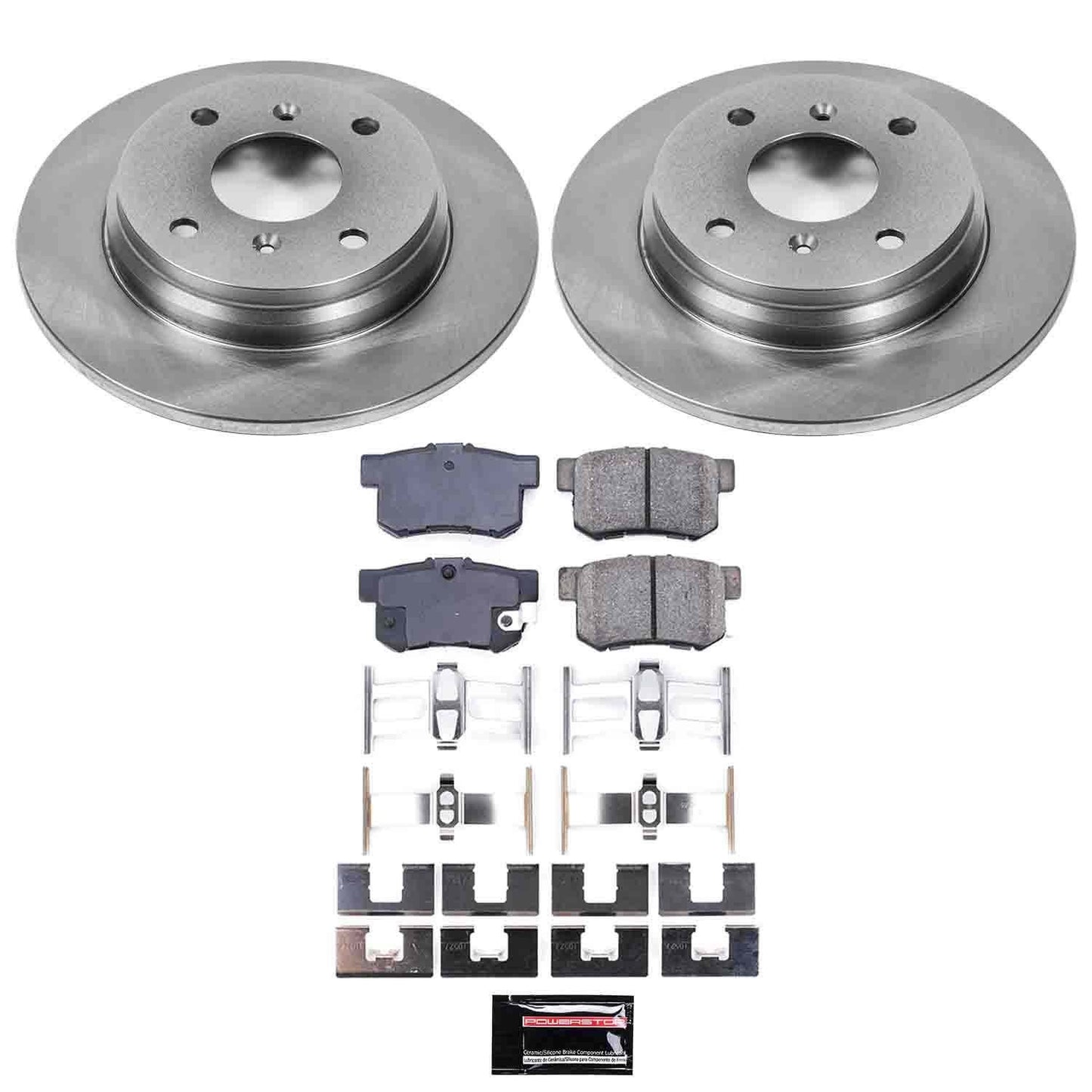 PowerStop Power Stop 92-96 Honda Prelude Rear Autospecialty Brake Kit KOE407