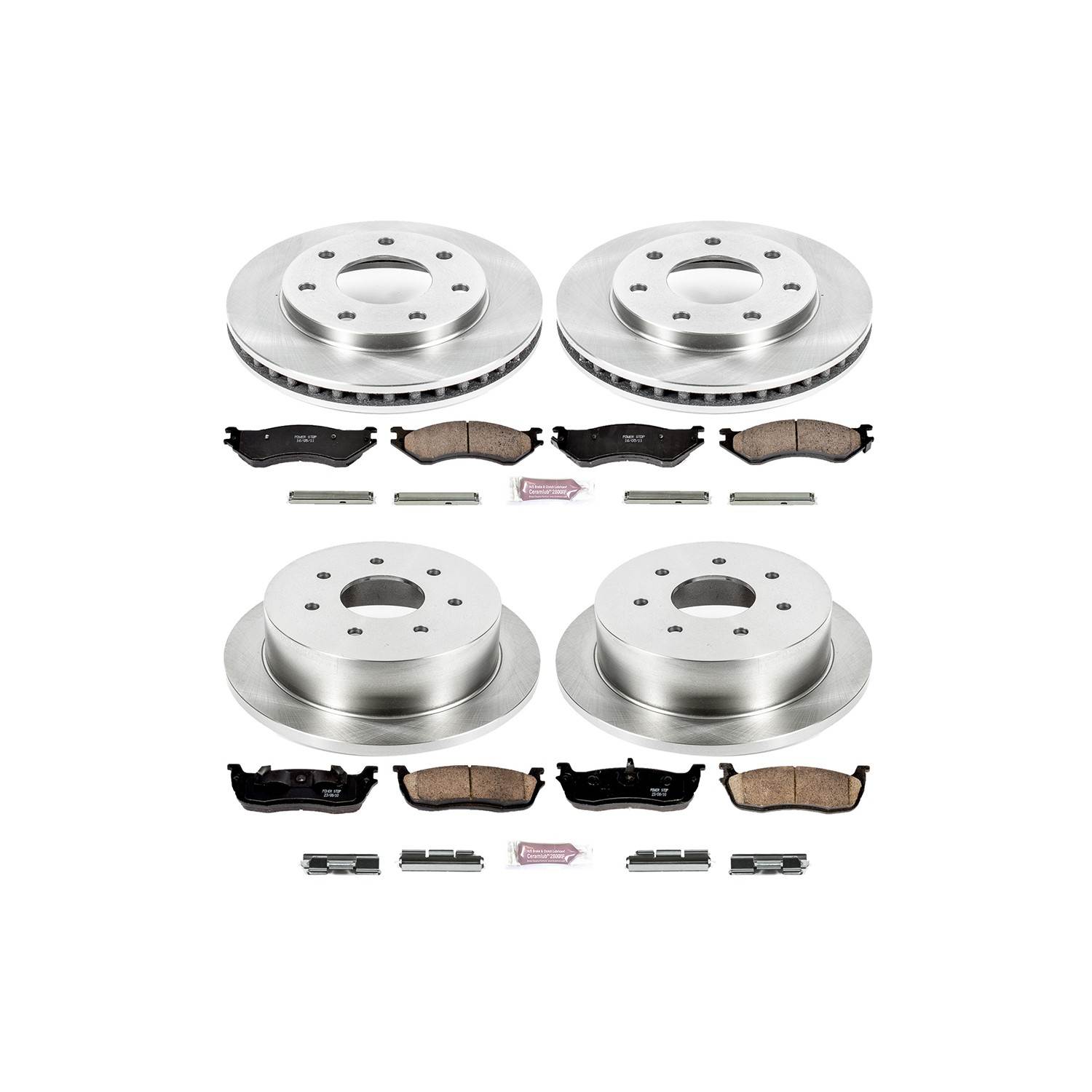 PowerStop Power Stop 00-03 Ford F-150 Front & Rear Autospecialty Brake Kit KOE4391