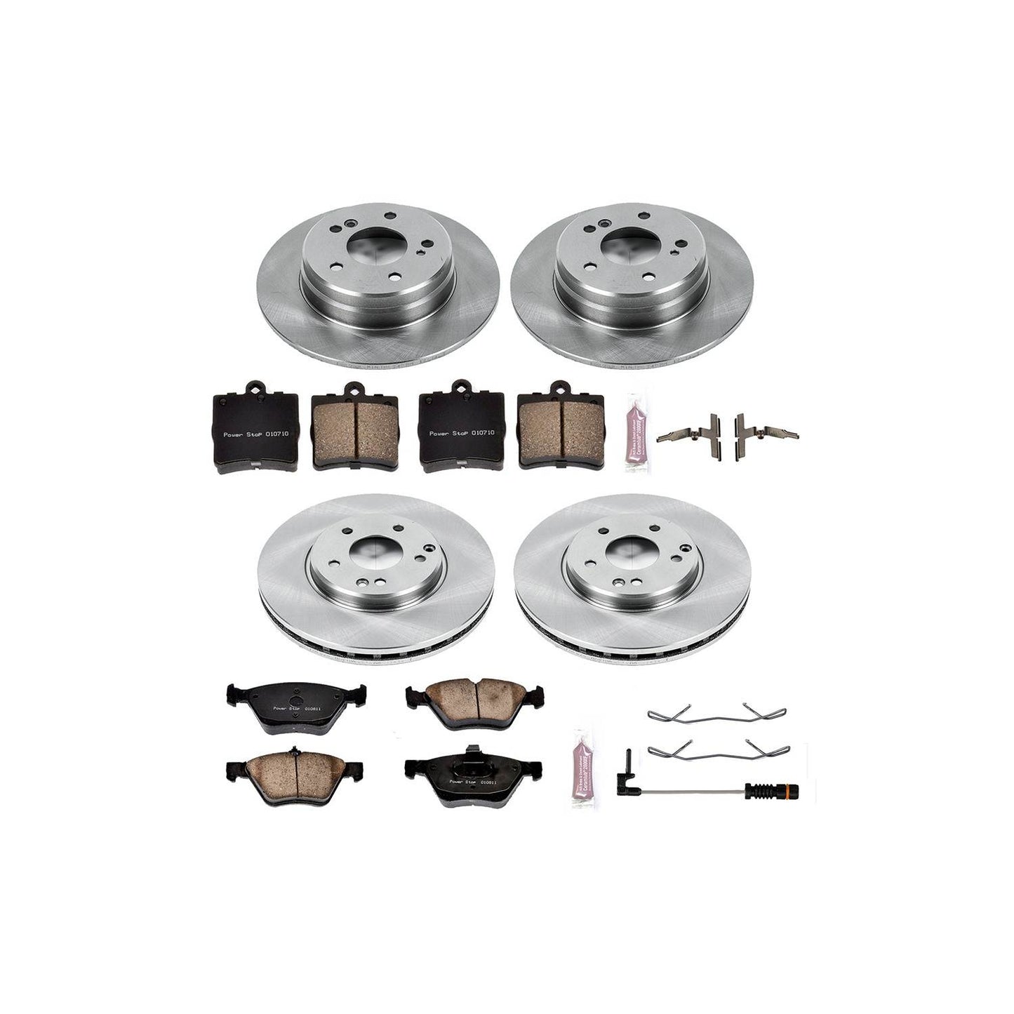 PowerStop Power Stop 01-04 Mercedes-Benz SLK320 Front & Rear Autospecialty Brake Kit KOE4420