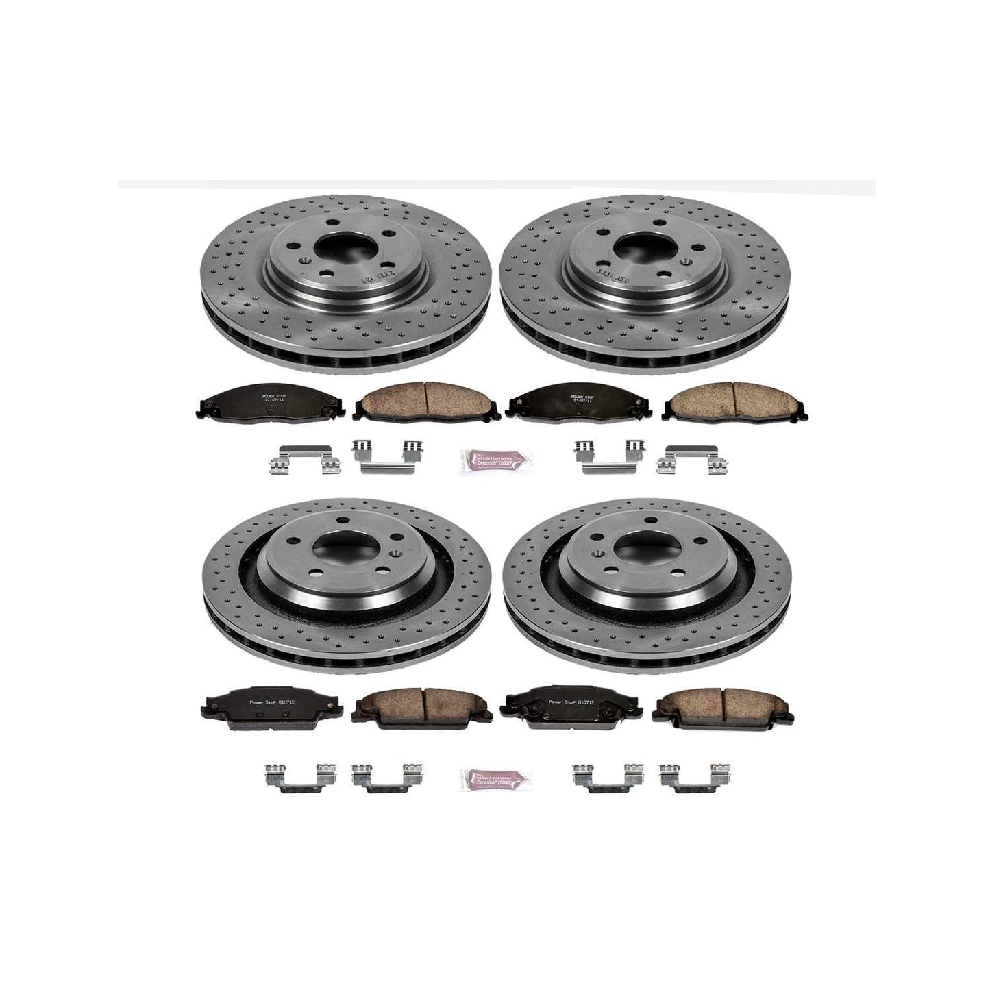 PowerStop Power Stop 05-08 Pontiac Grand Prix Front & Rear Autospecialty Brake Kit KOE4485
