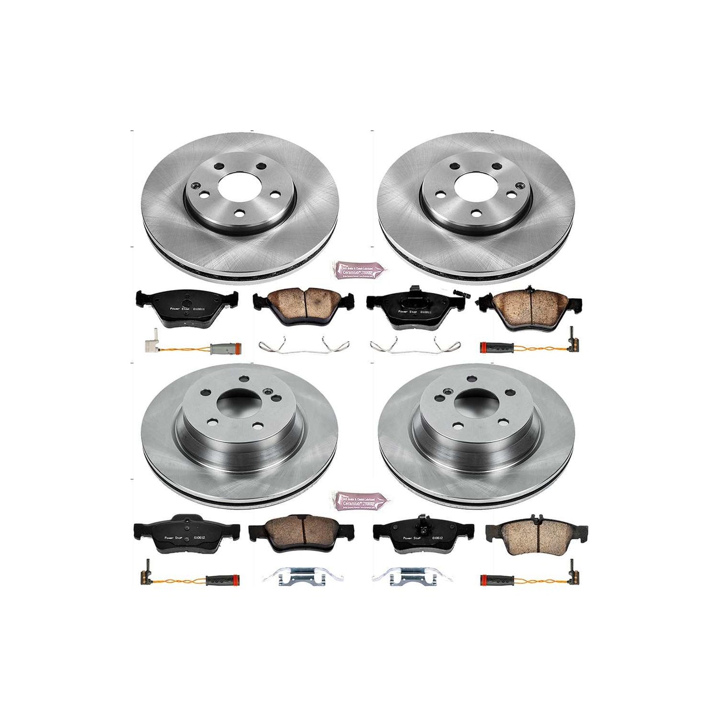 PowerStop Power Stop 06-09 Mercedes-Benz E350 Front & Rear Autospecialty Brake Kit KOE4518
