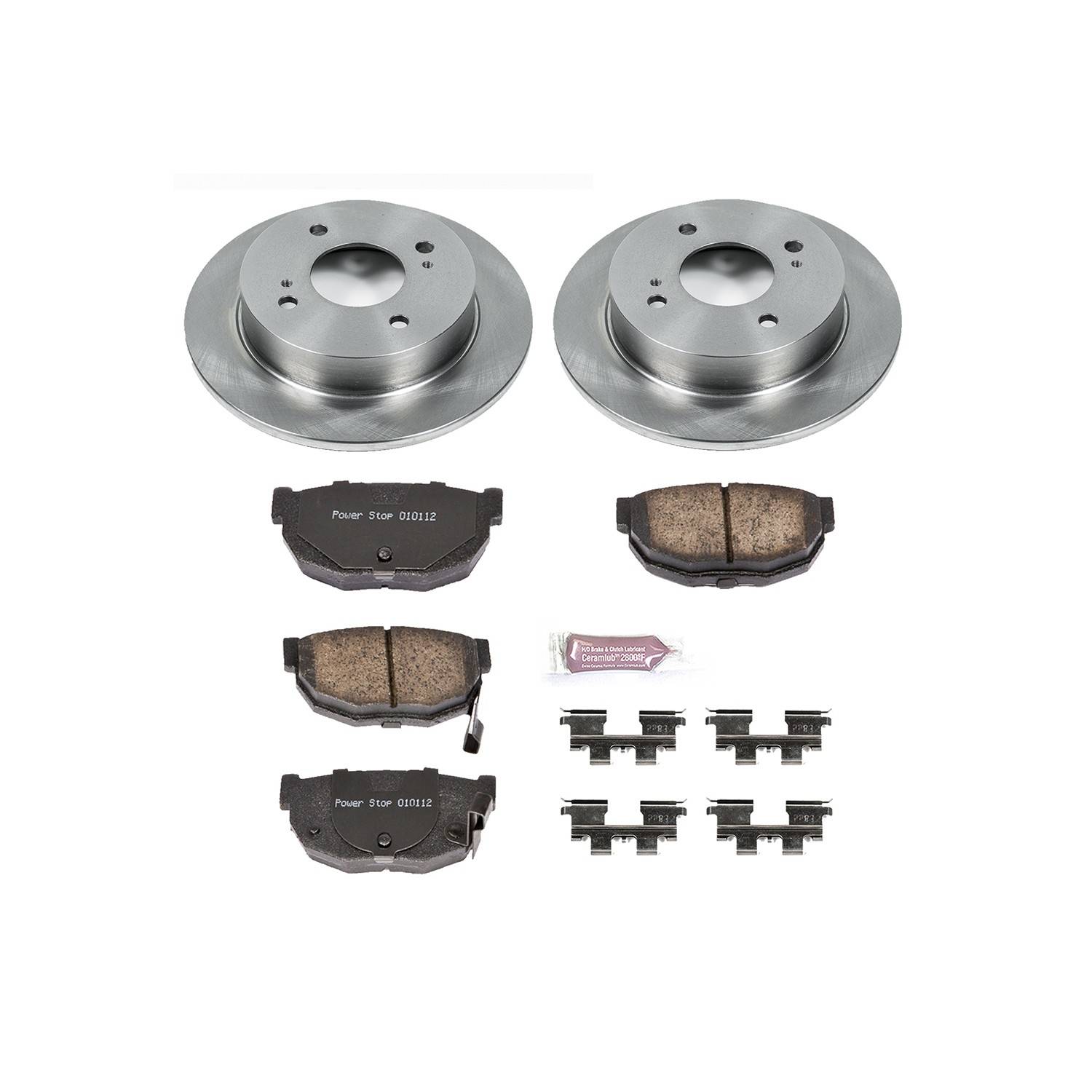 PowerStop Power Stop 81-83 Nissan 280ZX Rear Autospecialty Brake Kit KOE4775