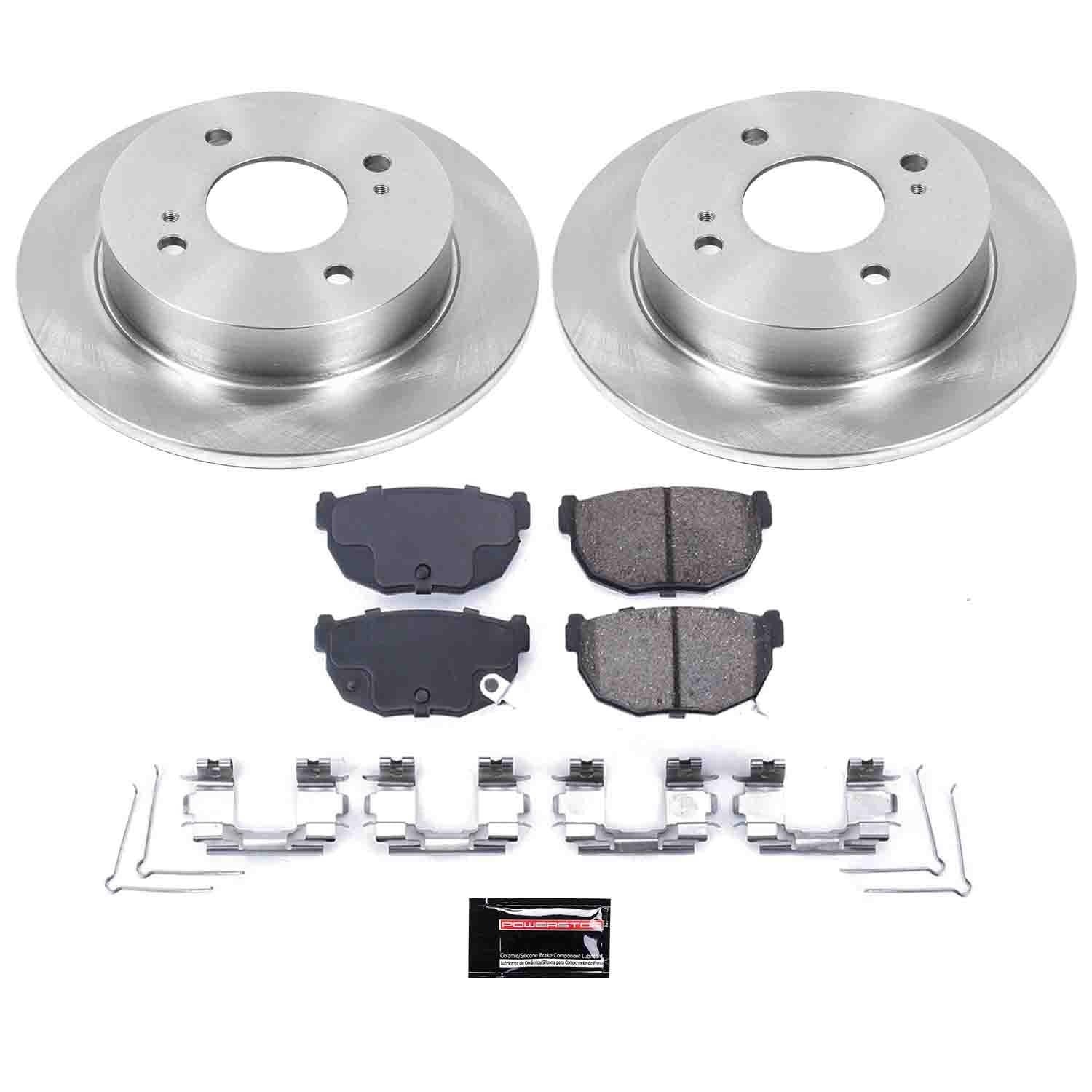 PowerStop Power Stop 81-83 Nissan 280ZX Rear Autospecialty Brake Kit KOE4775