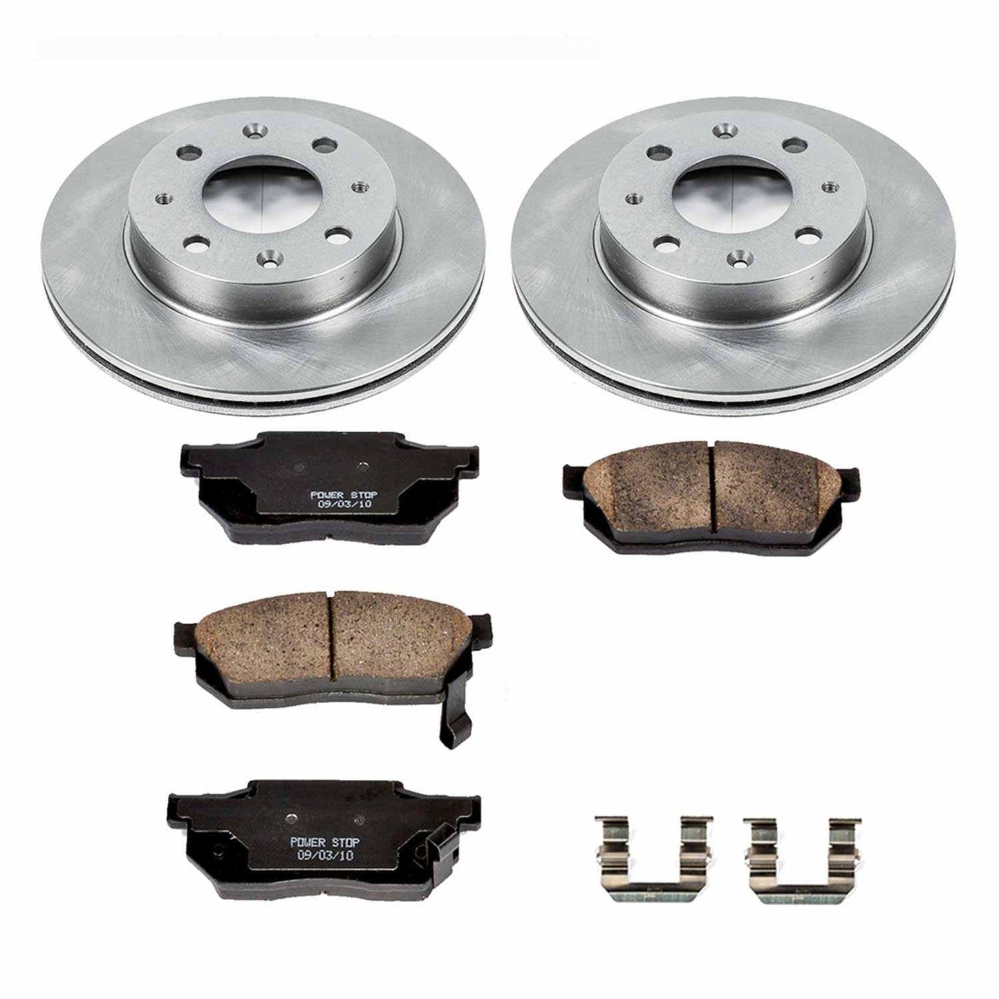 PowerStop Power Stop 88-91 Honda CRX Front Autospecialty Brake Kit KOE4795