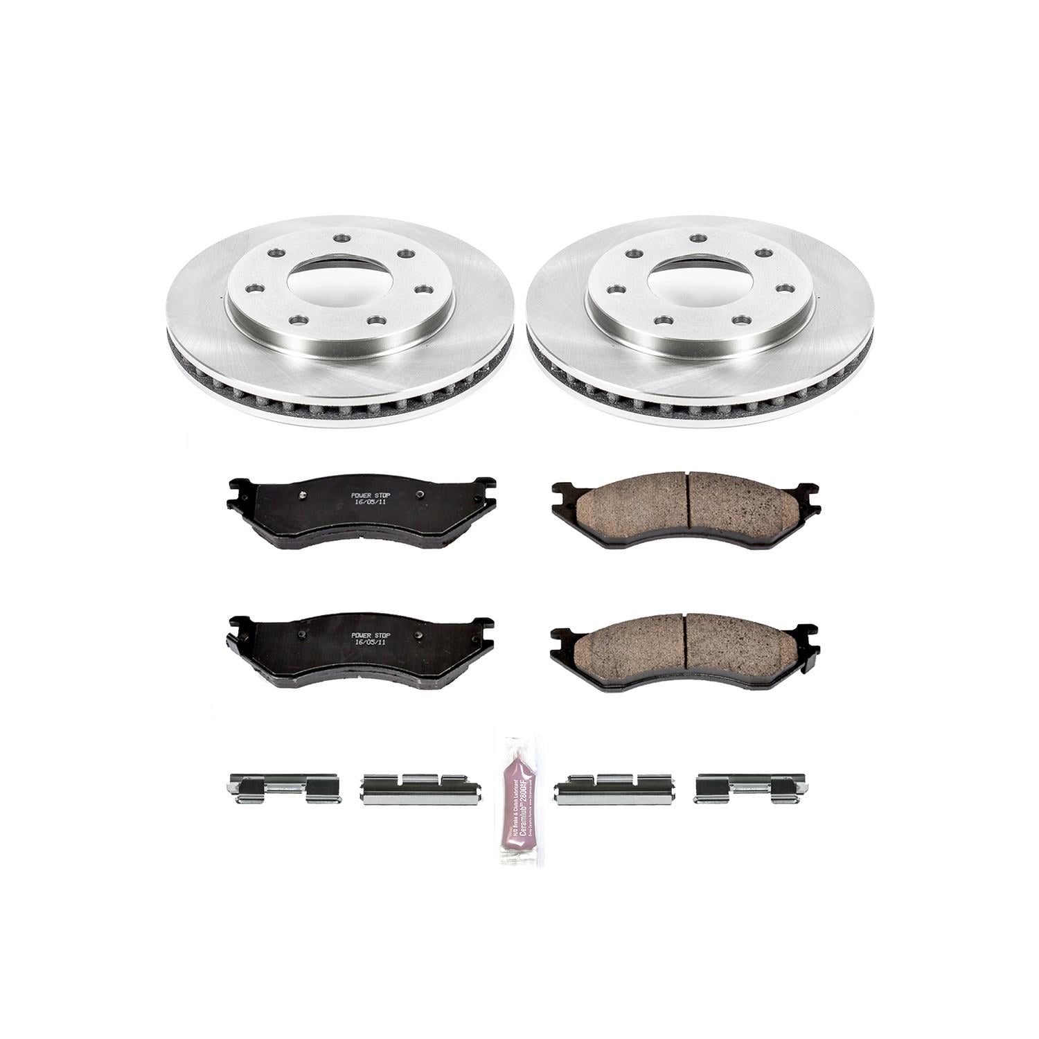 PowerStop Power Stop 00-03 Ford F-150 Front Autospecialty Brake Kit KOE5139